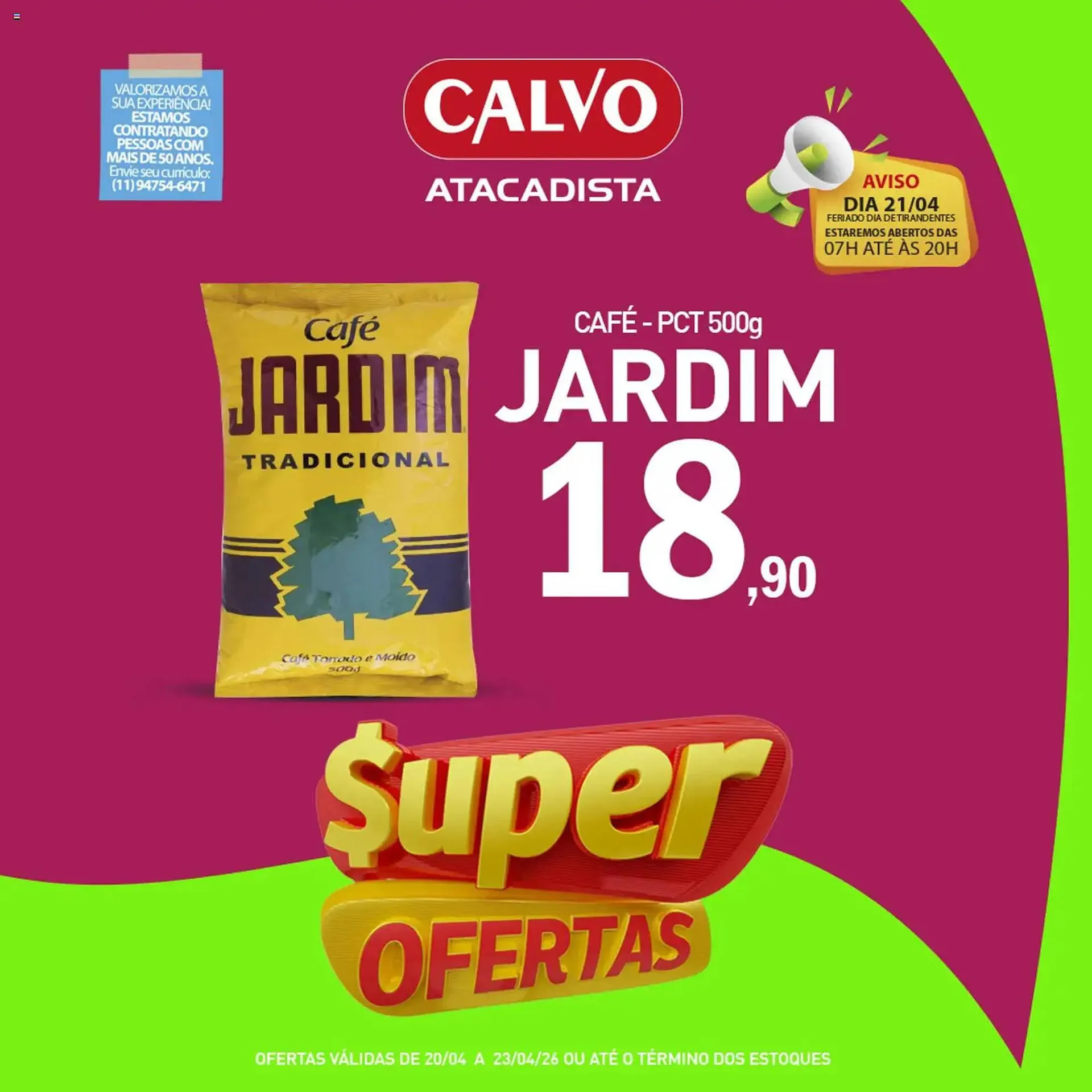Encarte de Folheto Calvo Atacadista 21 de abril até 23 de abril 2026 - Pagina 4