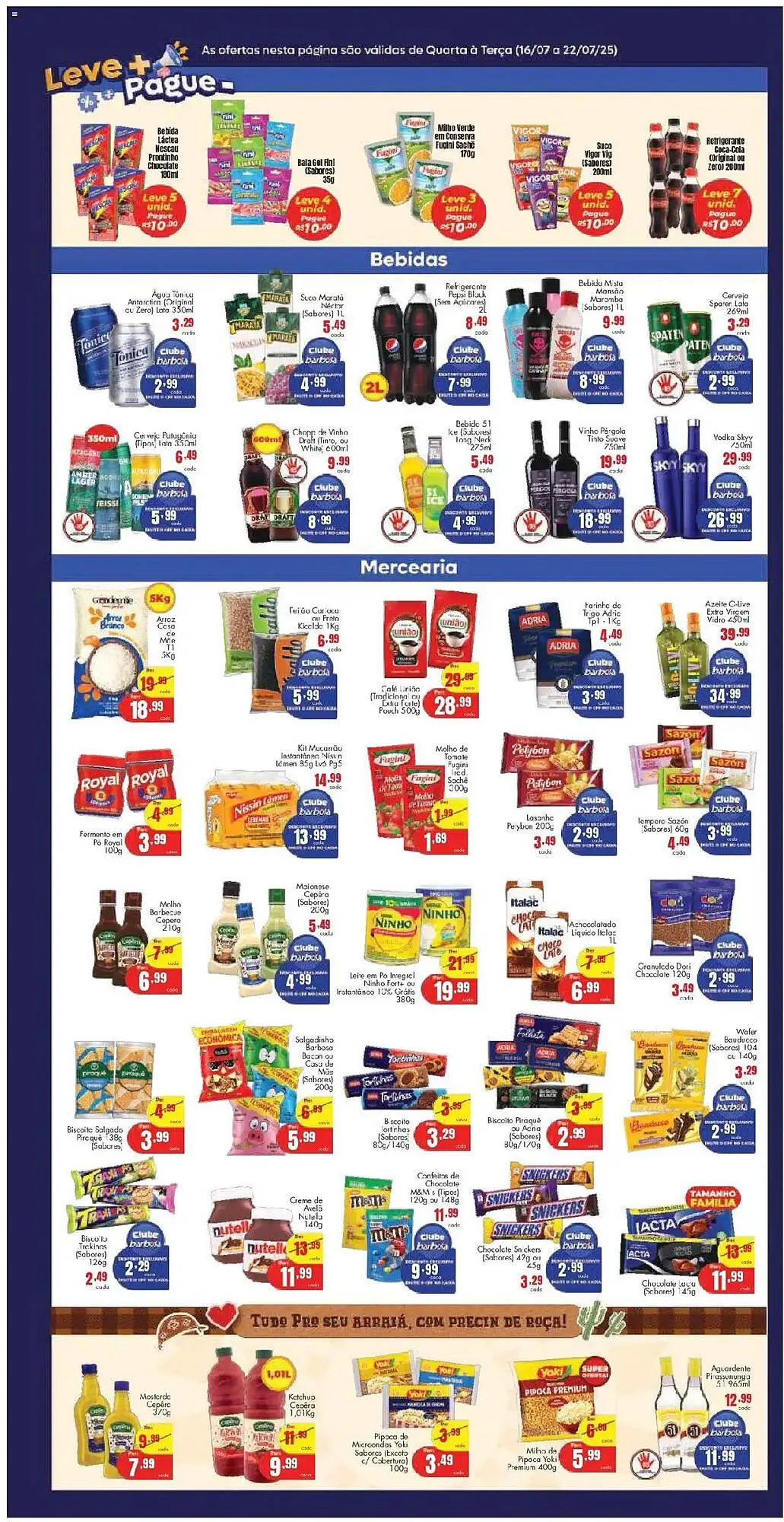 Encarte de Catálogo Barbosa Supermercados 16 de julho até 22 de julho 2025 - Pagina 3