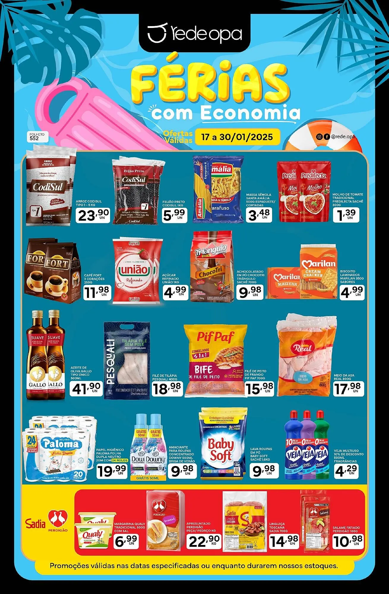 Encarte de Catálogo Rede Opa 17 de janeiro até 30 de janeiro 2025 - Pagina 1