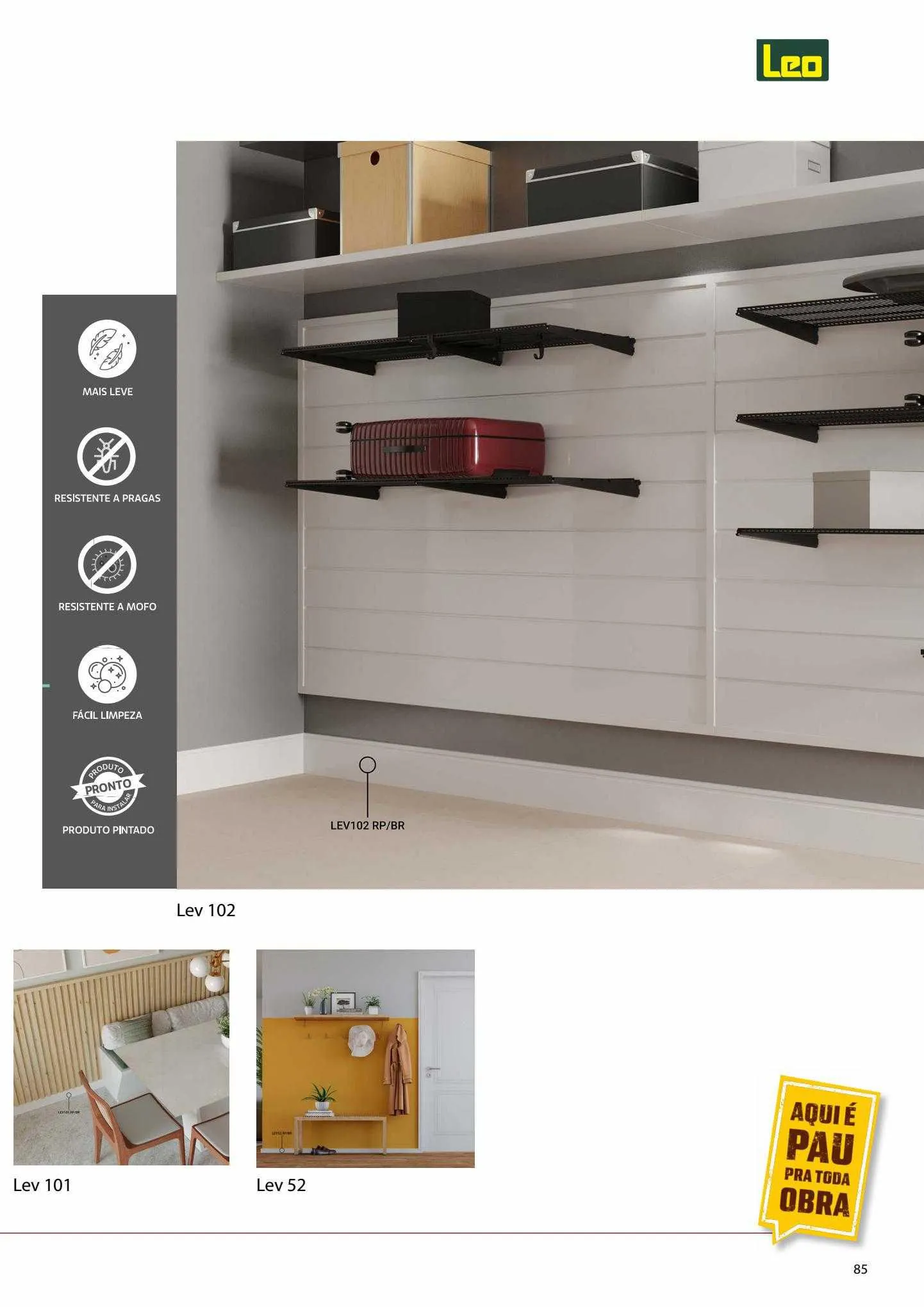 Encarte de Leo Madeiras Ofertas 11 de maio até 23 de julho 2023 - Pagina 85