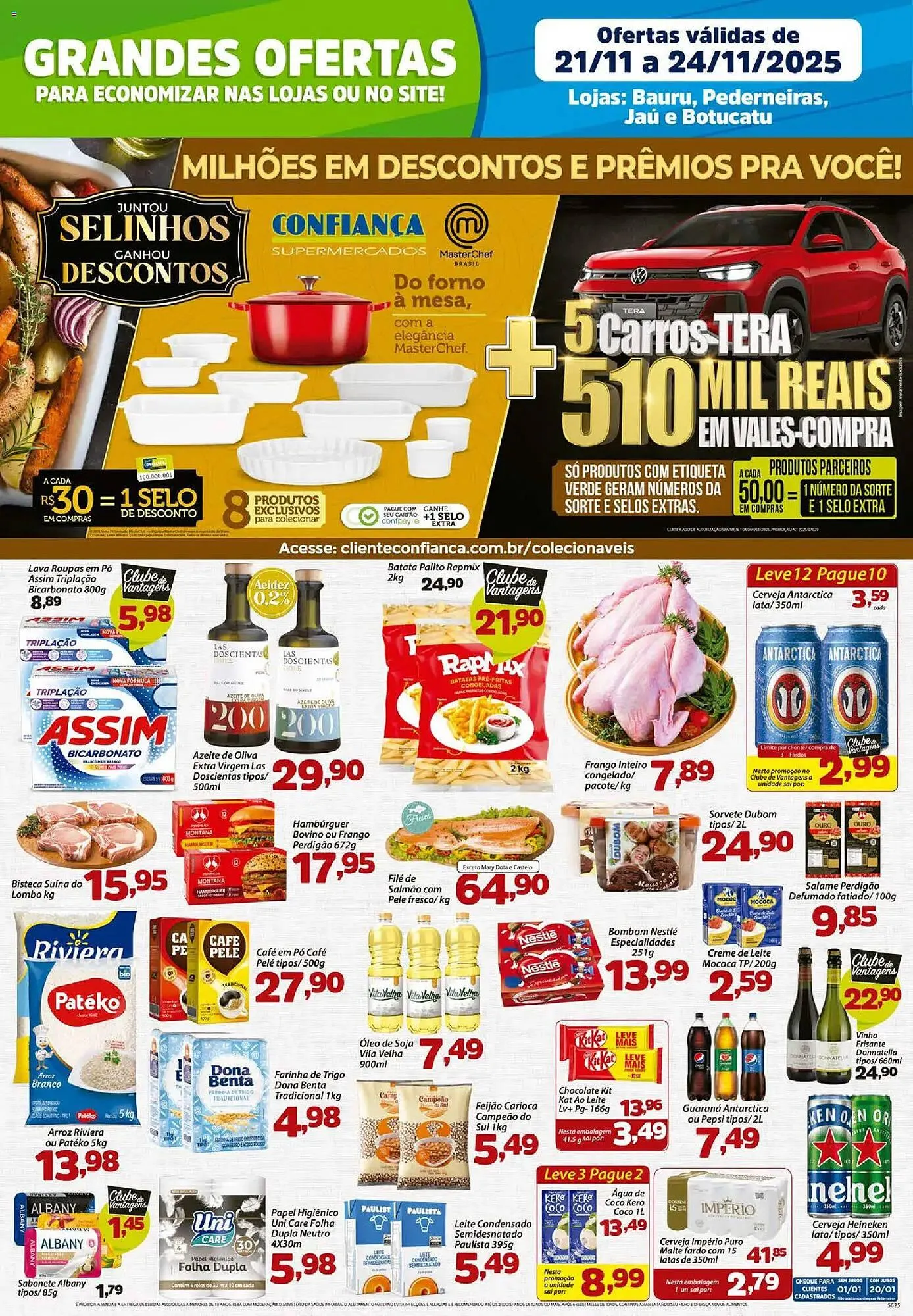 Encarte de Catálogo Confiança Supermercados 21 de novembro até 24 de novembro 2025 - Pagina 1