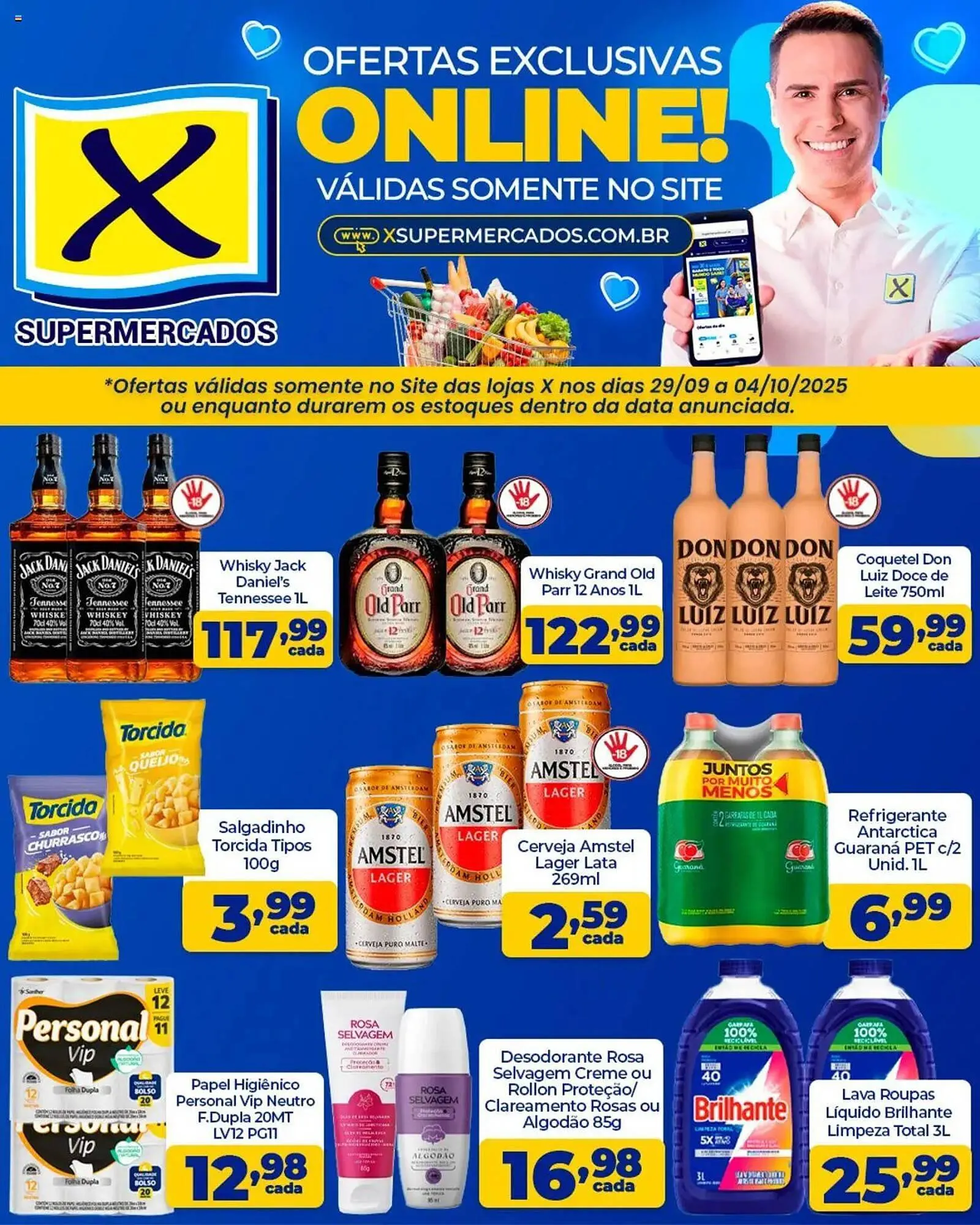 Encarte de Folheto X Supermercados 29 de setembro até 5 de outubro 2025 - Pagina 2