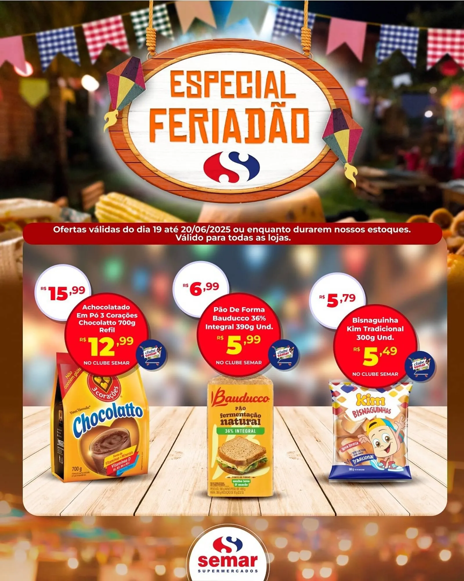 Encarte de Catálogo Semar Supermercado 18 de junho até 20 de junho 2025 - Pagina 3