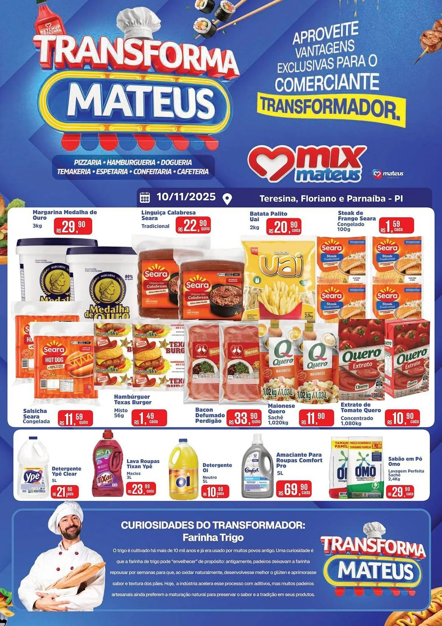 Encarte de Catálogo Supermercados Mateus 10 de novembro até 10 de novembro 2025 - Pagina 1