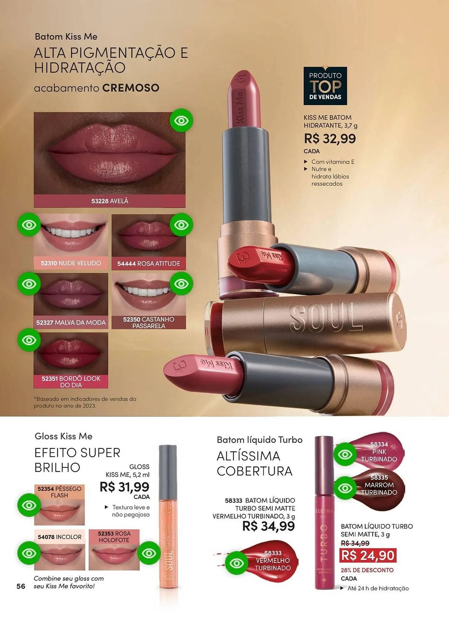 Encarte de Catálogo Eudora 23 de abril até 30 de junho 2025 - Pagina 62