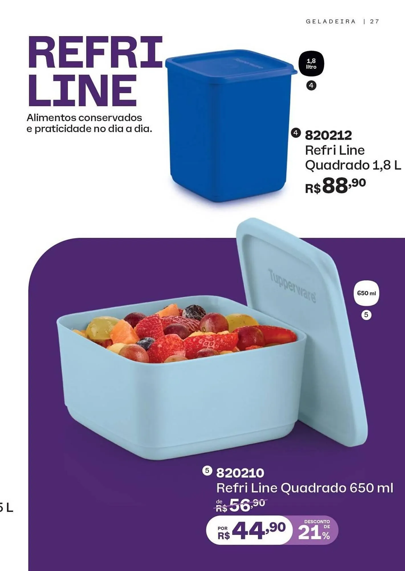 Encarte de Catálogo Tupperware 24 de outubro até 31 de outubro 2025 - Pagina 27