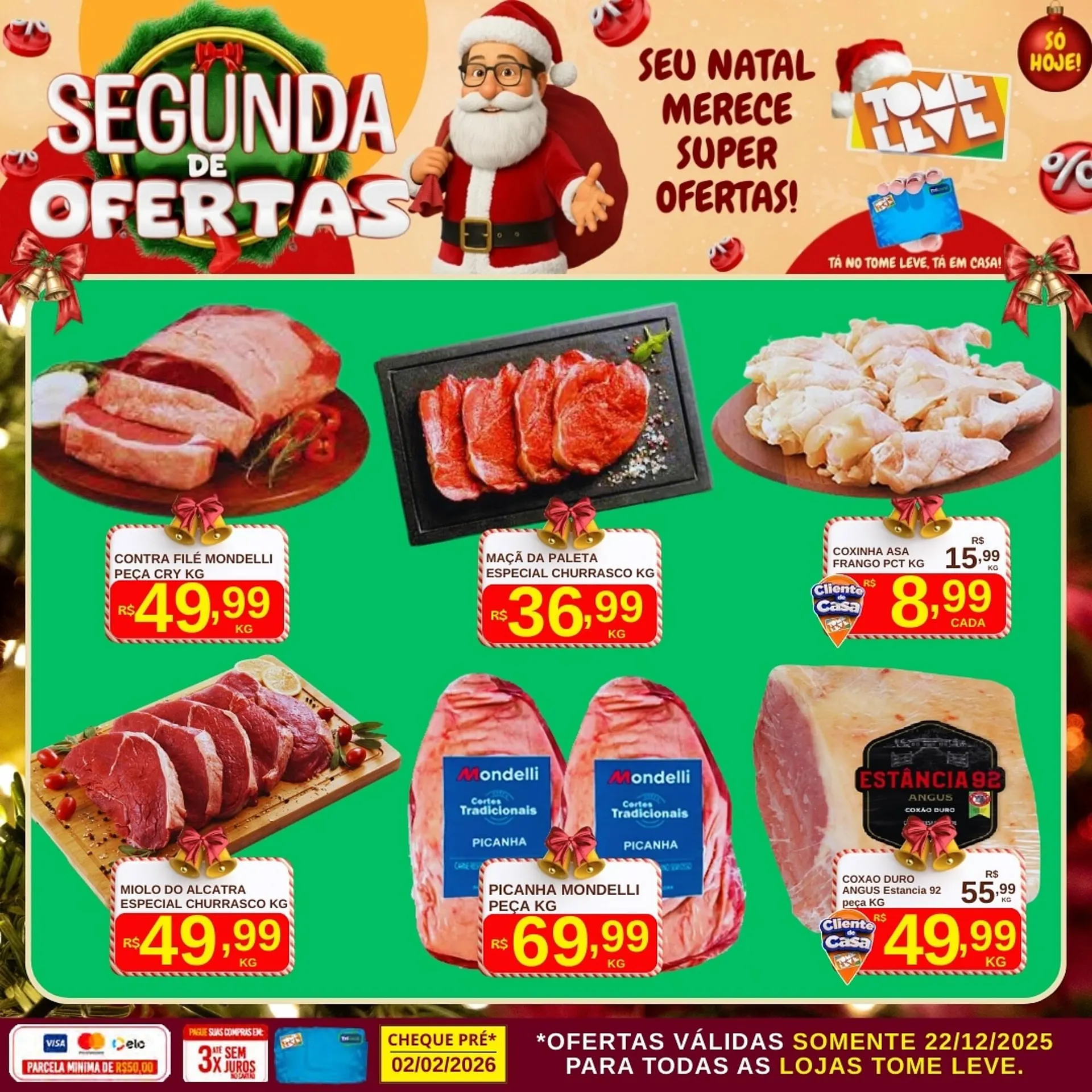 Encarte de Catálogo Tome Leve 22 de dezembro até 2 de janeiro 2026 - Pagina 1