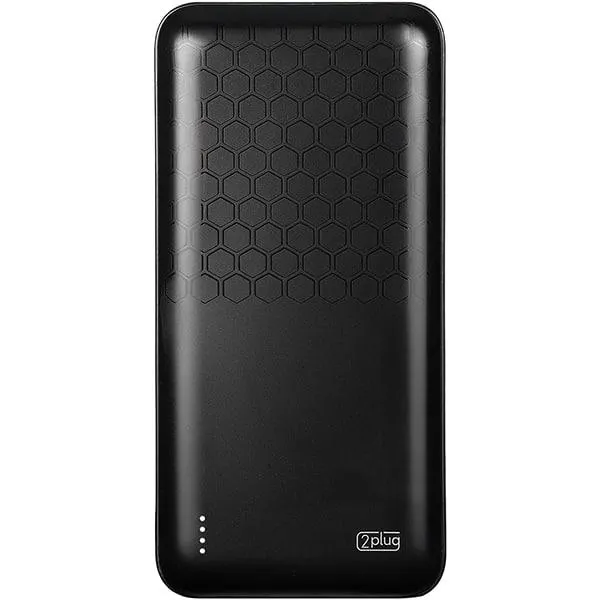 Carregador Portátil Power Bank USB, Fast Charger PD, 20000mAh, Preto, OP18S, 2Plug - CX 1 UN