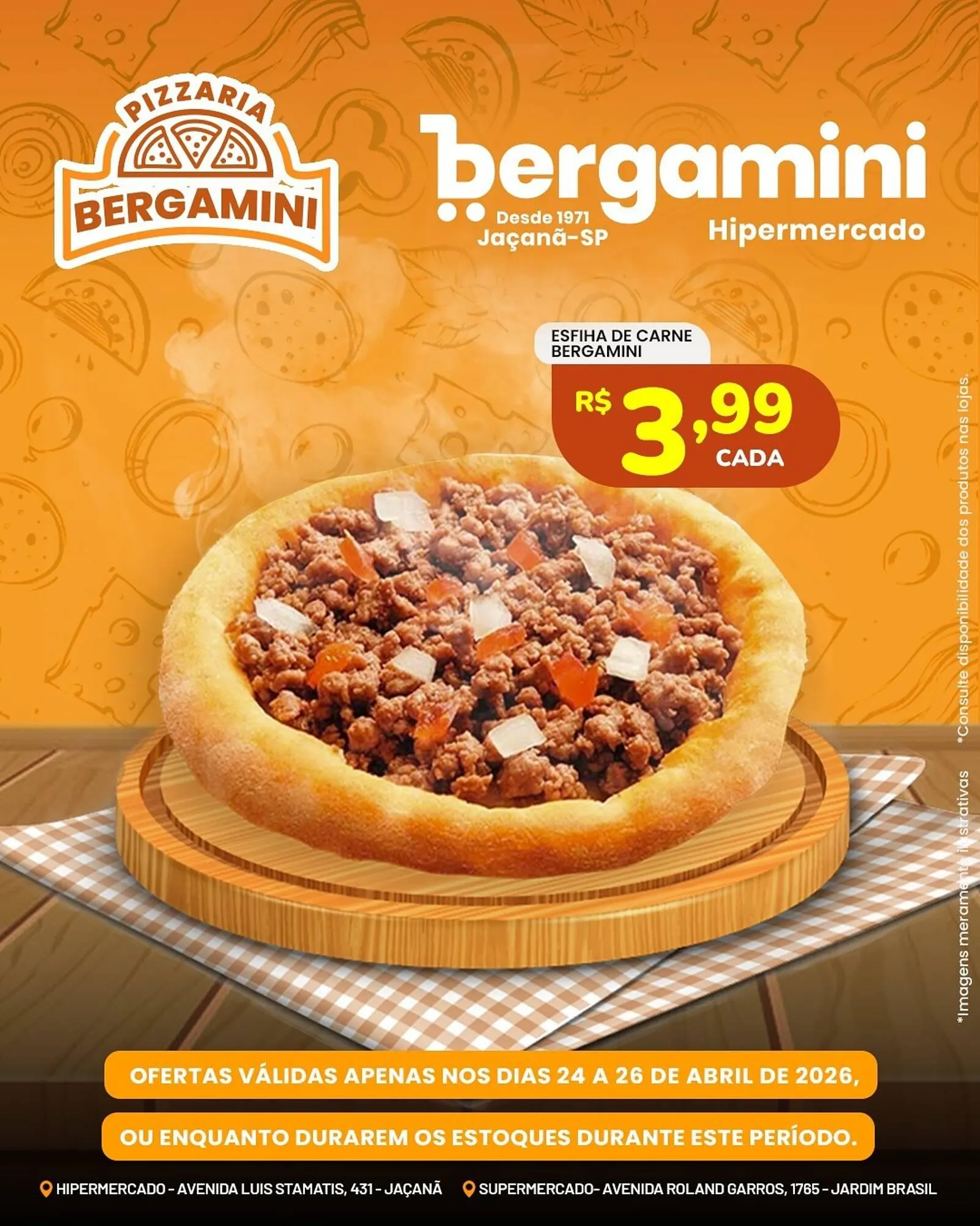 Encarte de Catálogo Supermercado Bergamini 24 de abril até 26 de abril 2026 - Pagina 1