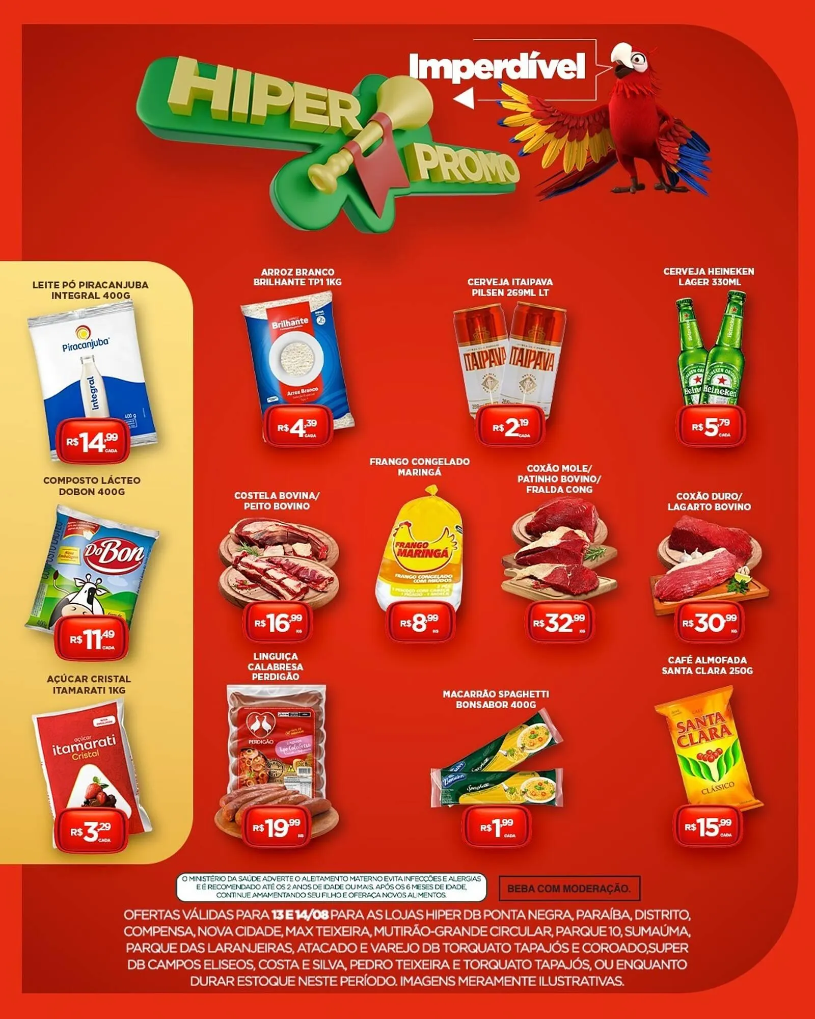 Encarte de Catálogo DB Supermercados 13 de agosto até 14 de agosto 2025 - Pagina 1