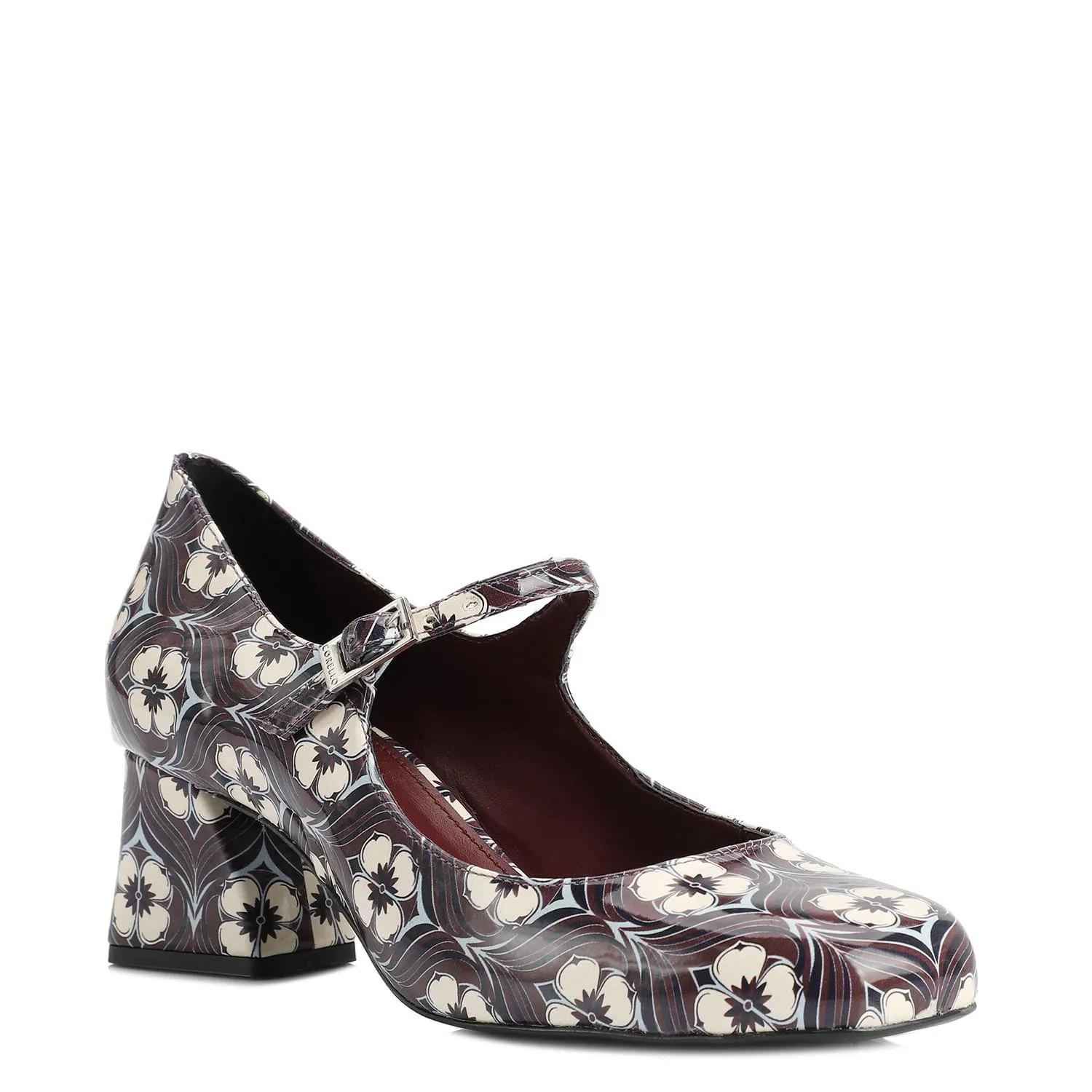 Scarpin Alt Verniz Estampado