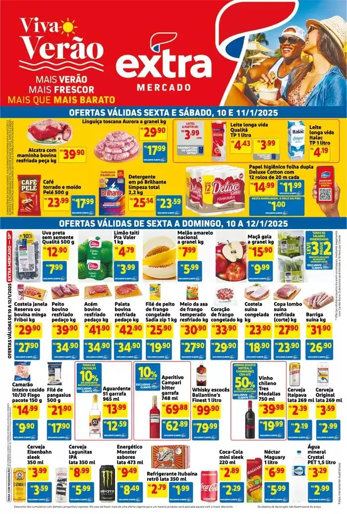 Encarte de Descontos e promoções 10 de janeiro até 12 de janeiro 2025 - Pagina 1