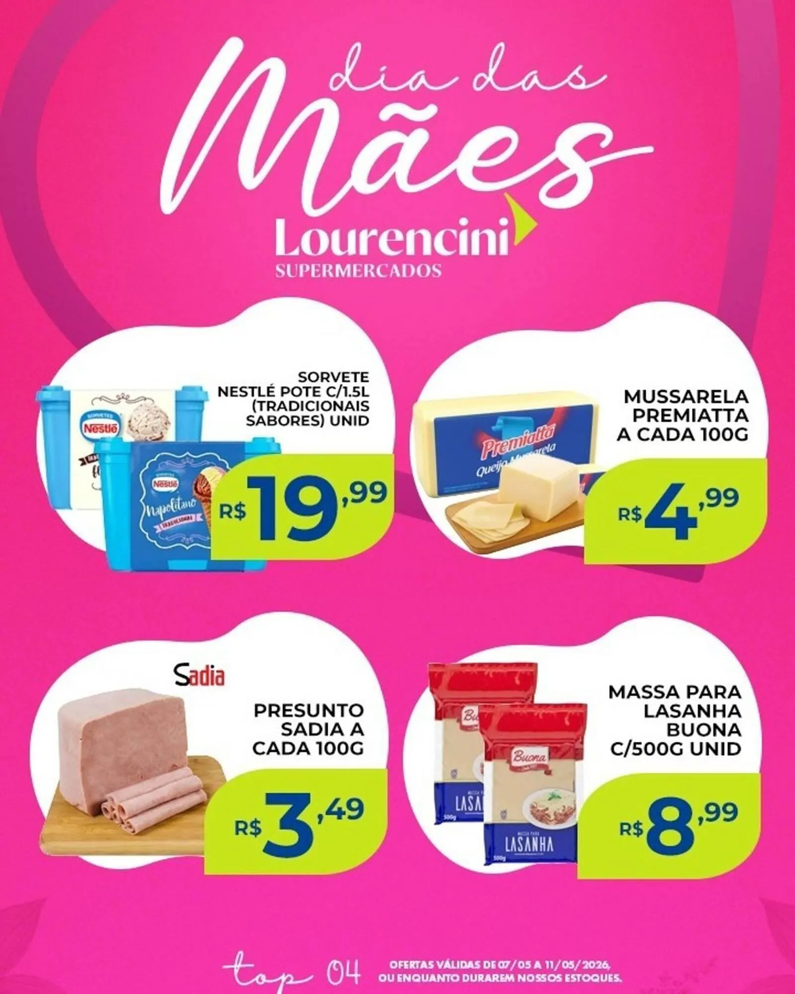 Encarte de Catálogo Lourencini Supermercados 7 de maio até 11 de maio 2026 - Pagina 3