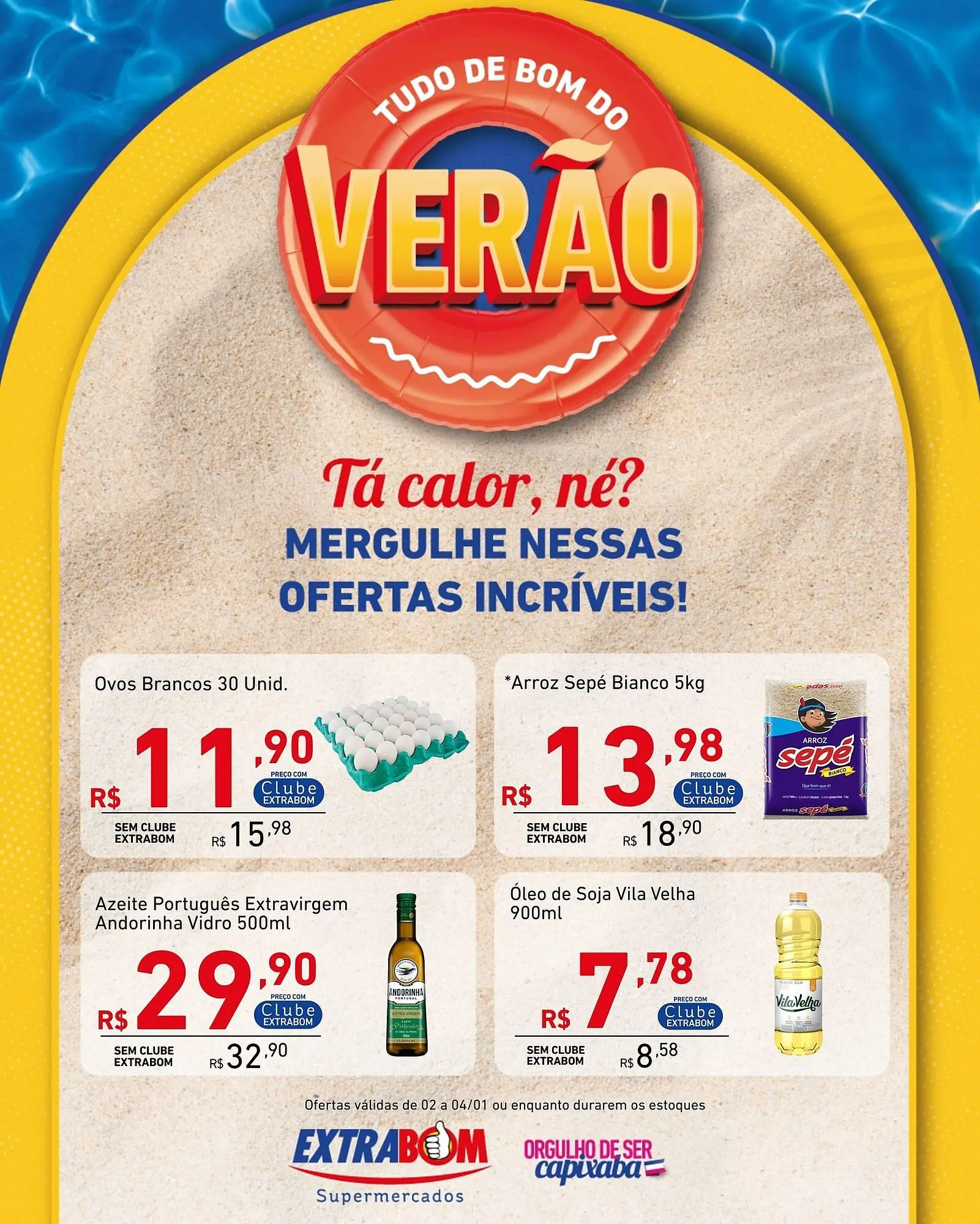 Encarte de Catálogo Extrabom Supermercados 2 de janeiro até 4 de janeiro 2026 - Pagina 1