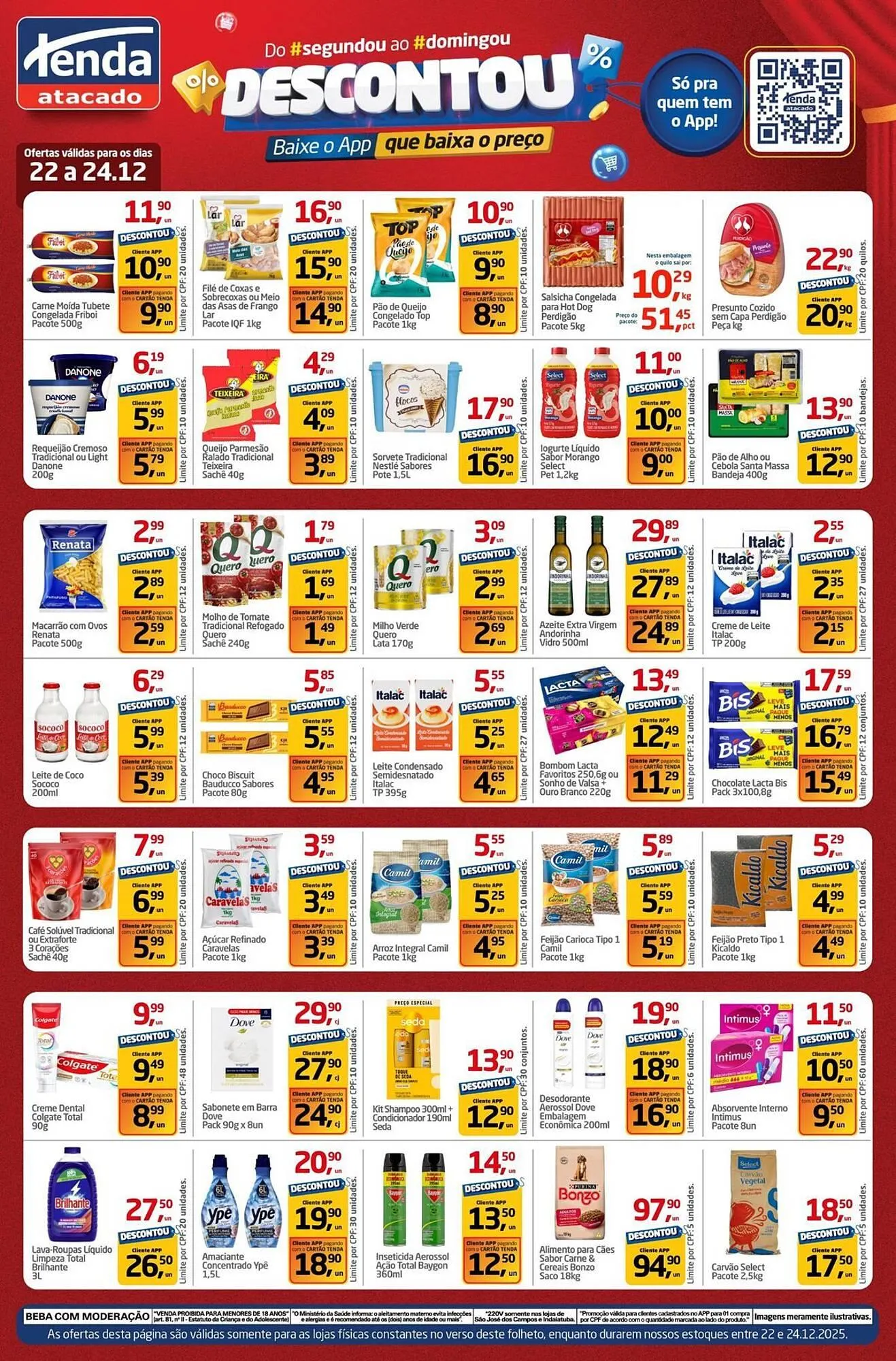 Encarte de Folheto Tenda Atacado 22 de dezembro até 24 de dezembro 2025 - Pagina 3