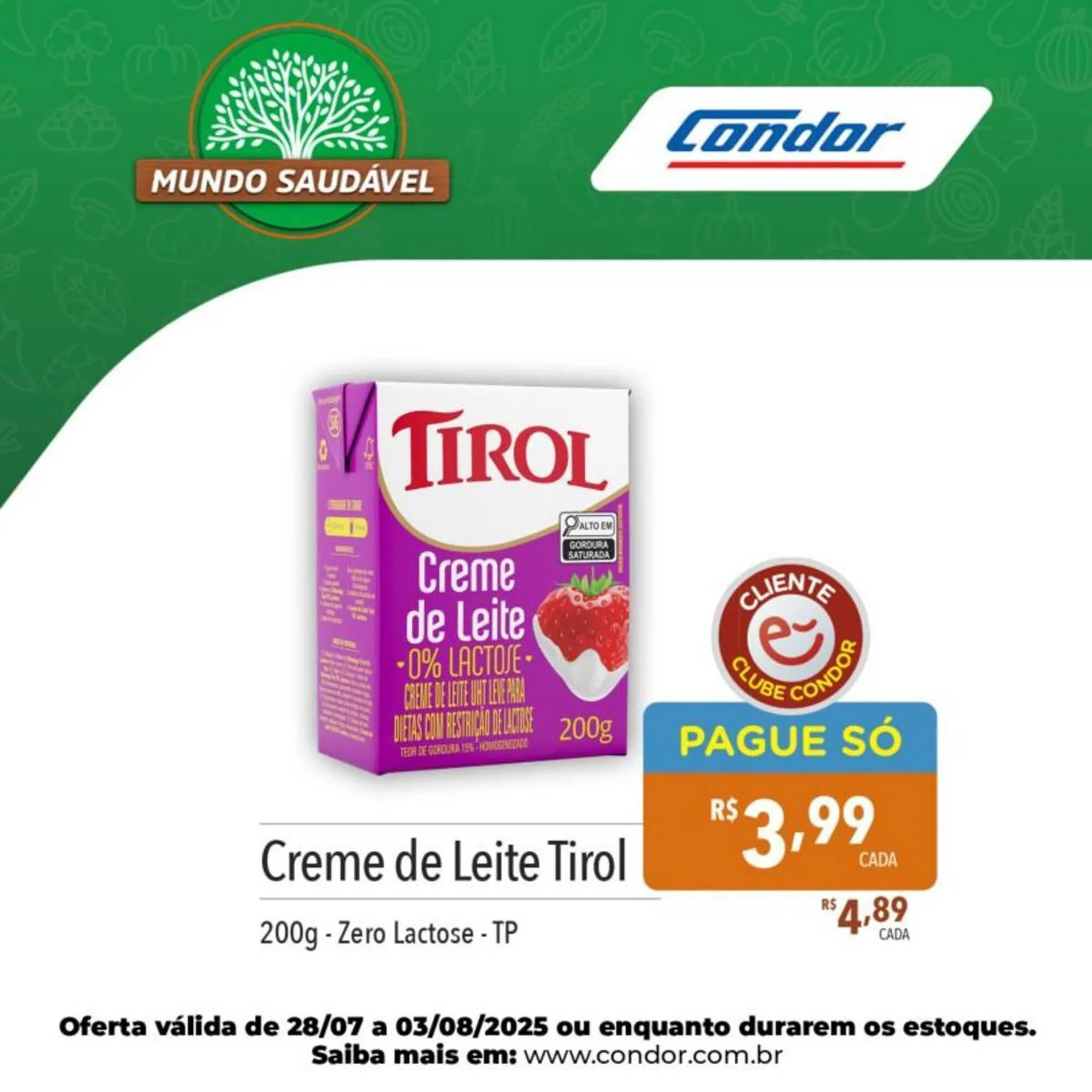 Encarte de Catálogo Supermercados Condor 29 de julho até 3 de agosto 2025 - Pagina 7