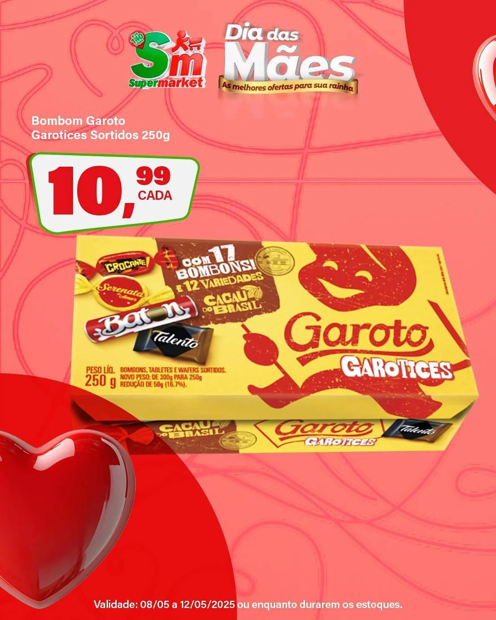 Encarte de Catálogo Rede Supermarket 8 de maio até 12 de maio 2025 - Pagina 1