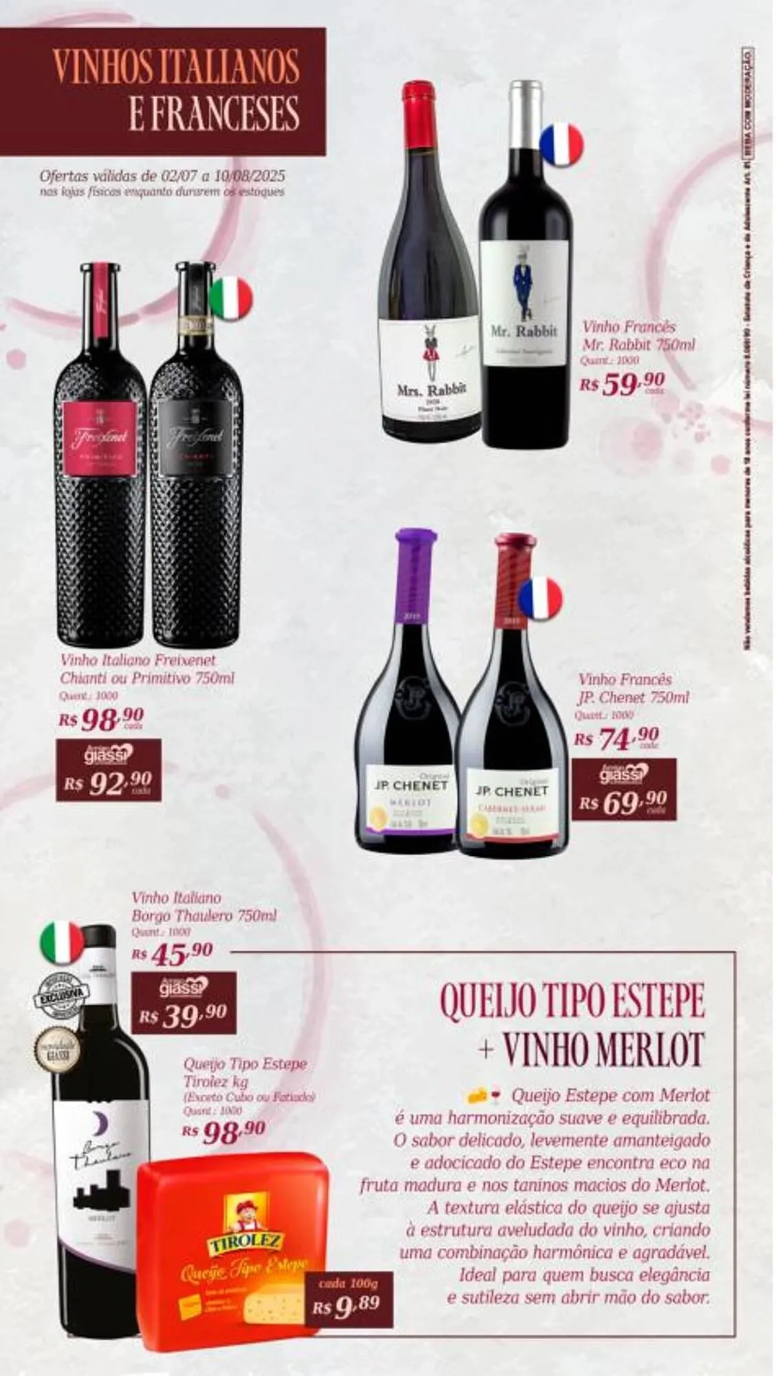 Encarte de Catálogo Giassi Supermercados 2 de julho até 10 de agosto 2025 - Pagina 2