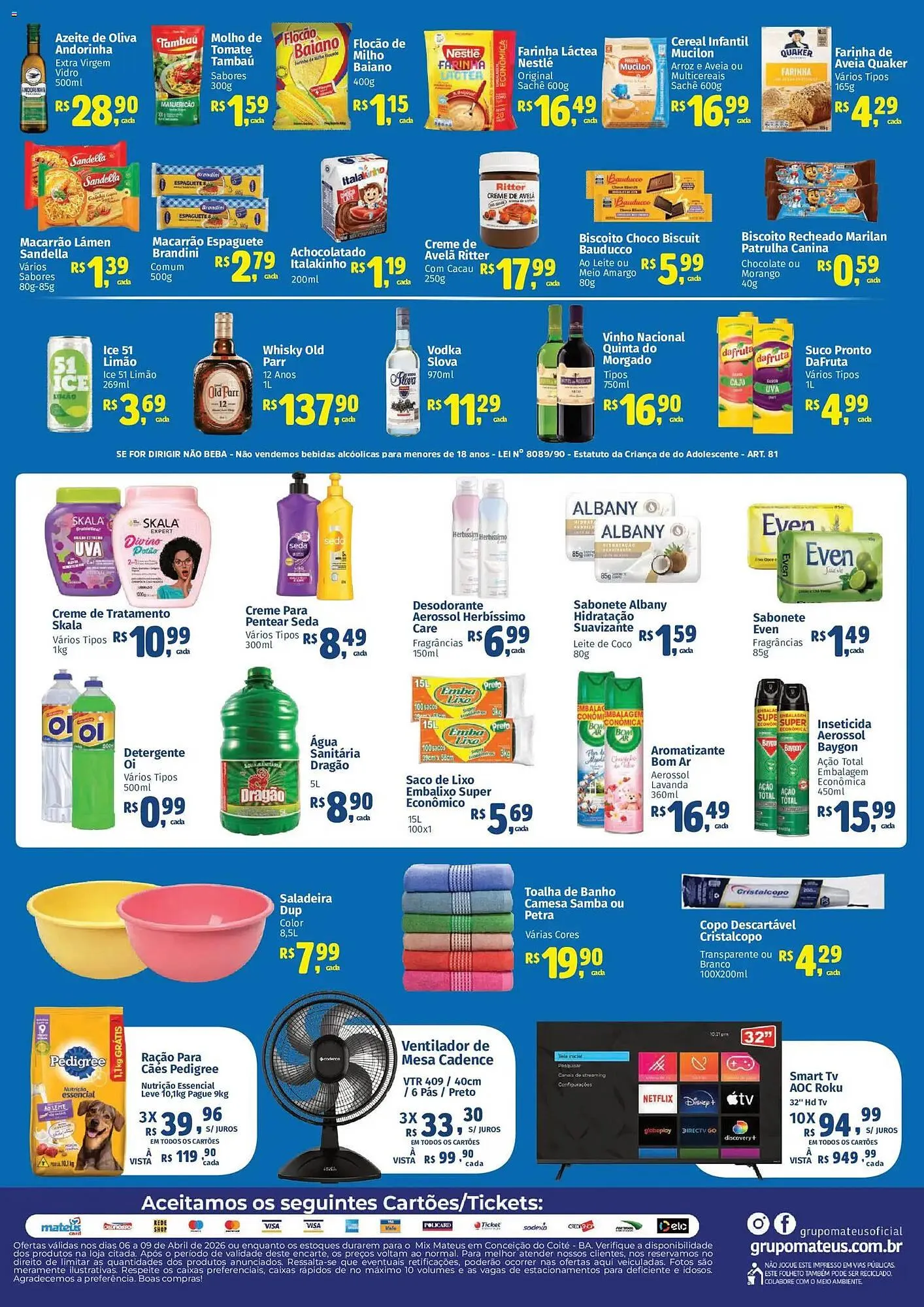 Encarte de Catálogo Supermercados Mateus 6 de abril até 9 de abril 2026 - Pagina 2
