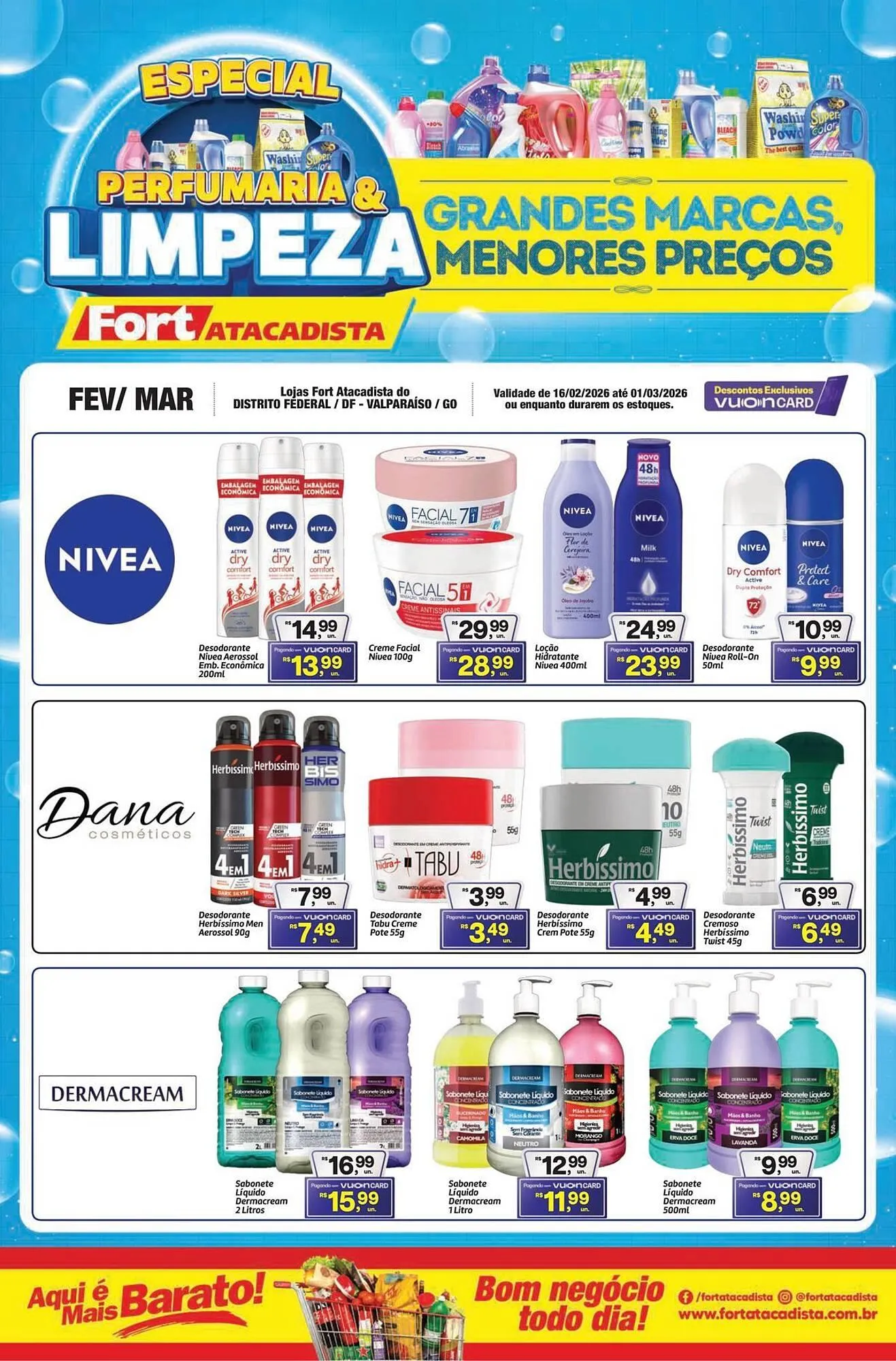 Encarte de Tabloide Fort Atacadista 16 de fevereiro até 1 de março 2026 - Pagina 1