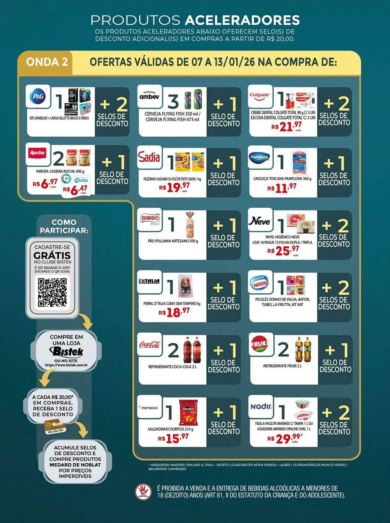 Encarte de Encarte Bistek Supermercados 7 de janeiro até 13 de janeiro 2026 - Pagina 3