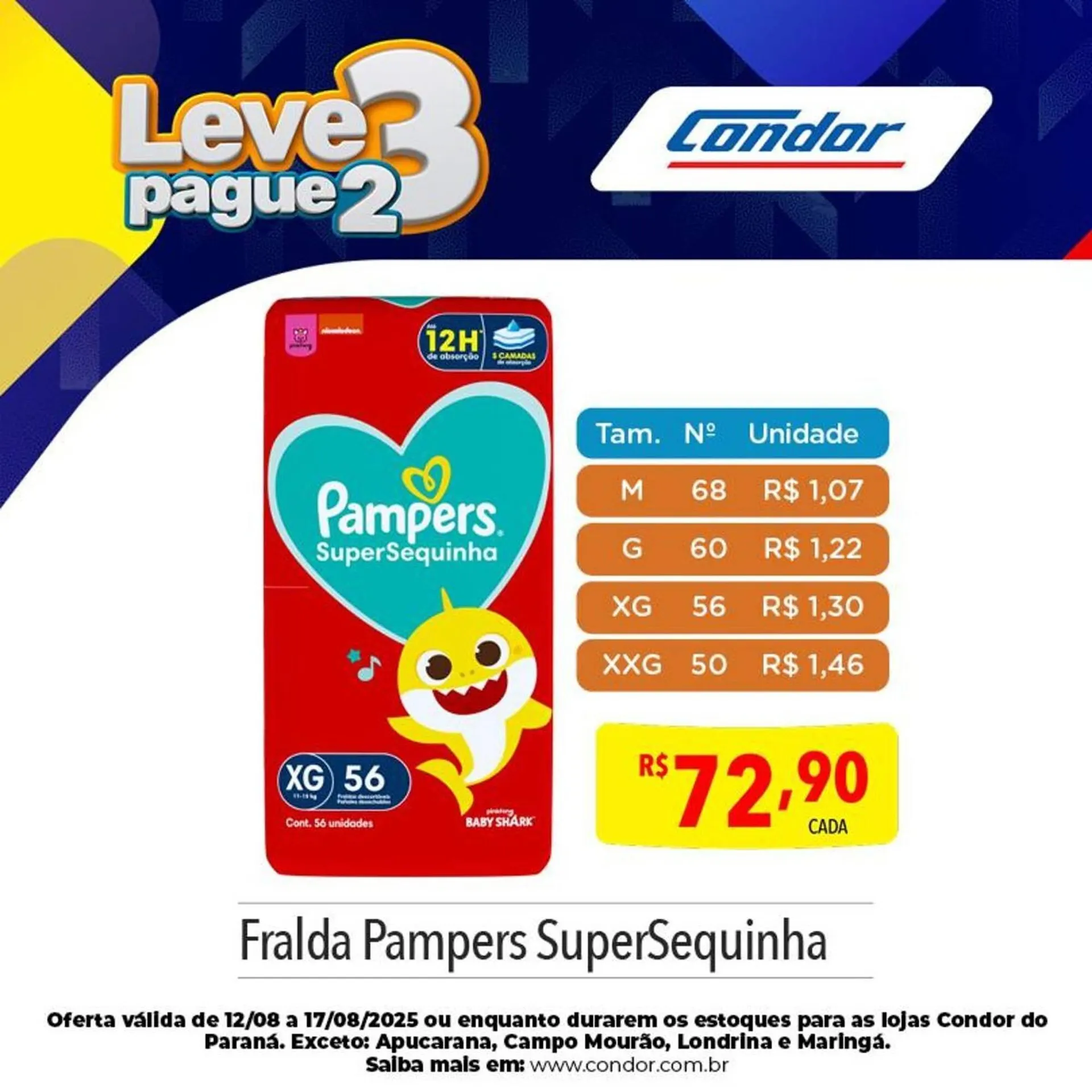 Encarte de Catálogo Supermercados Condor 12 de agosto até 17 de agosto 2025 - Pagina 8
