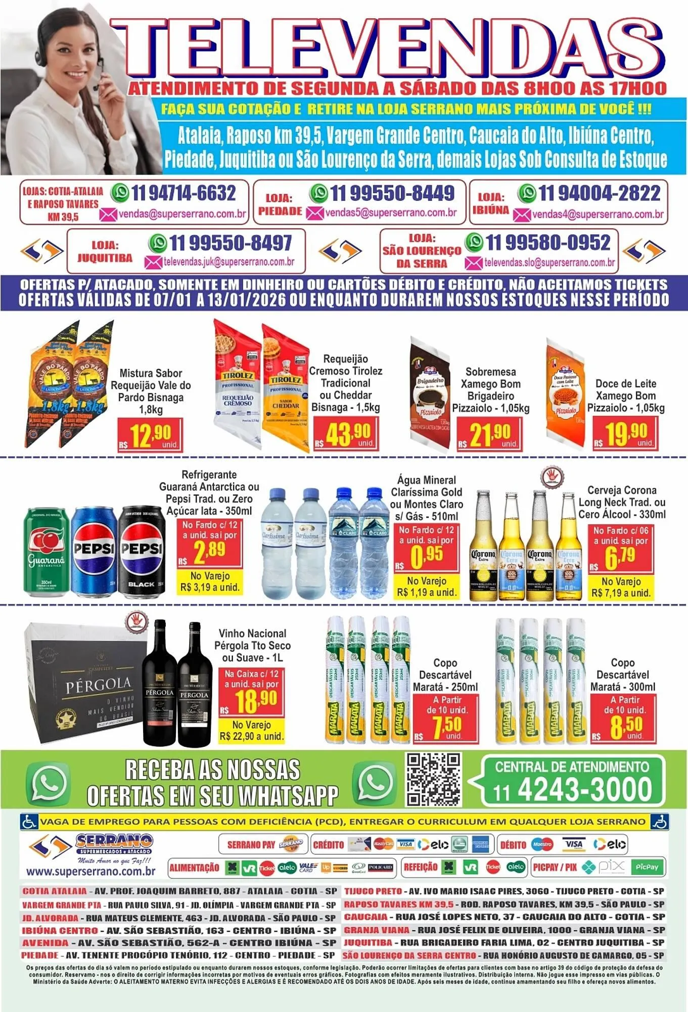 Encarte de Catálogo Serrano Supermercado 9 de janeiro até 13 de janeiro 2026 - Pagina 3