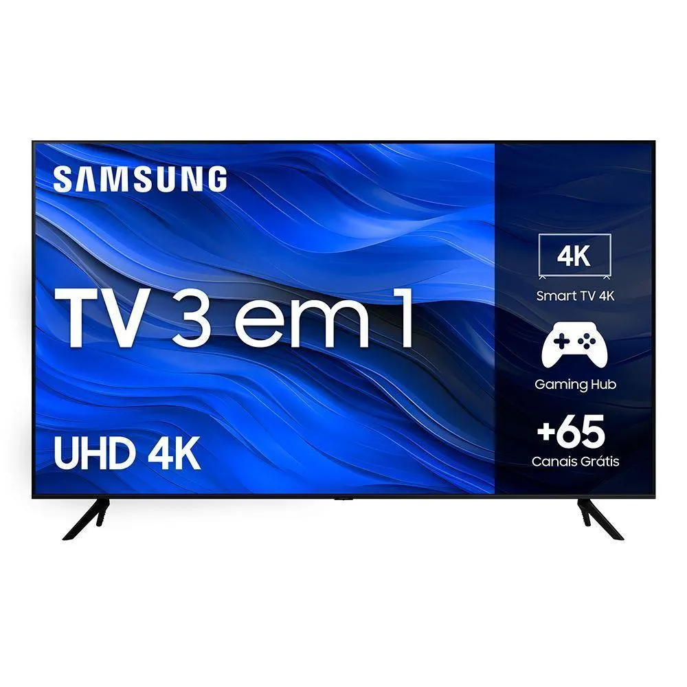 Smart Tv 43" Uhd Crystal 4K Samsung Gaming Hub 43Cu7700 - Bivolt