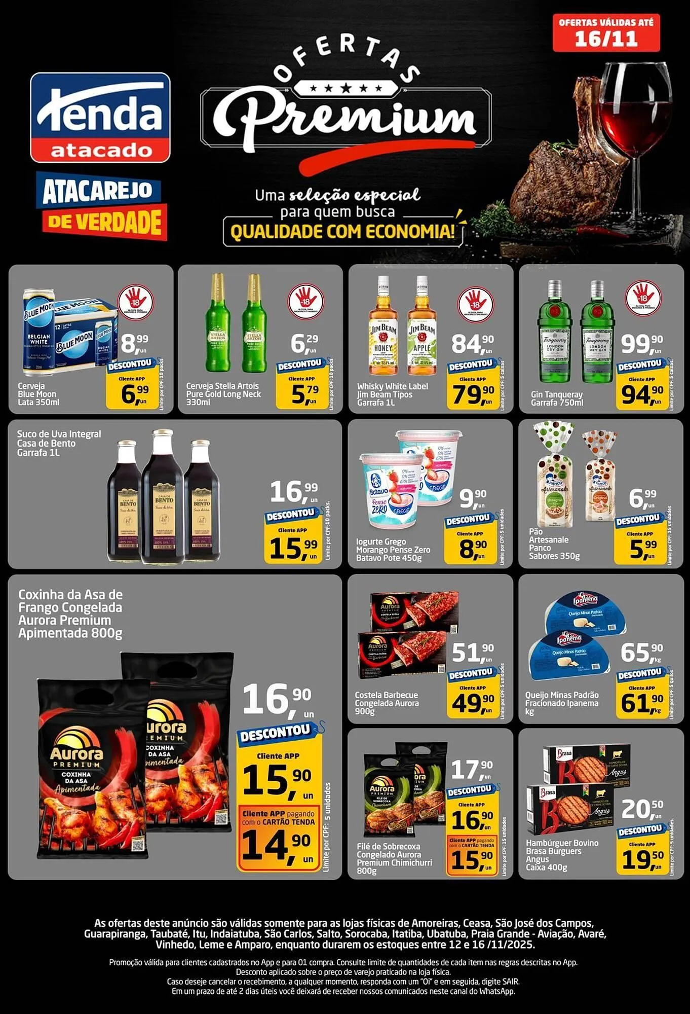 Encarte de Folheto Tenda Atacado 12 de novembro até 16 de novembro 2025 - Pagina 1