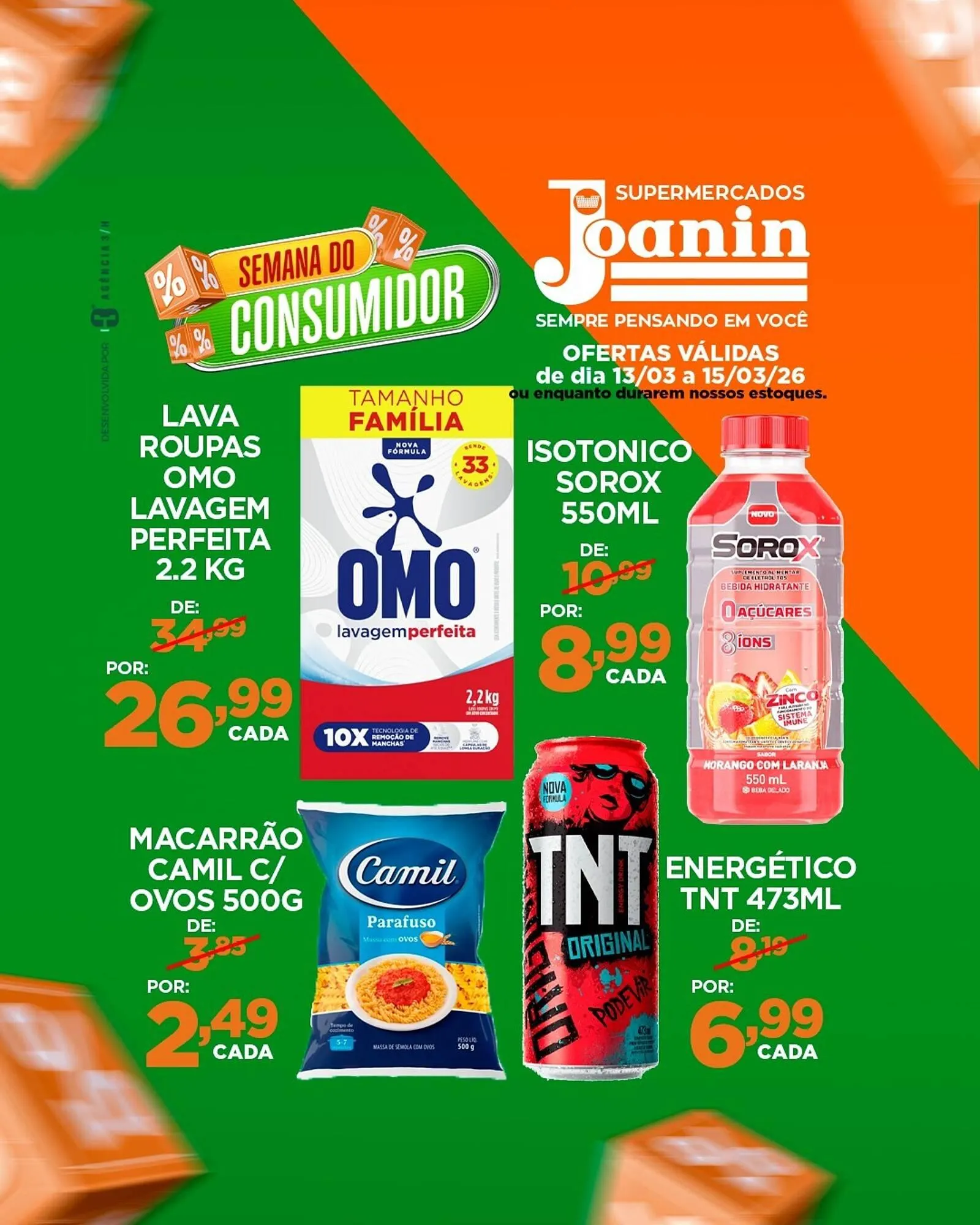 Encarte de Catálogo Supermercados Joanin 13 de março até 15 de março 2026 - Pagina 2