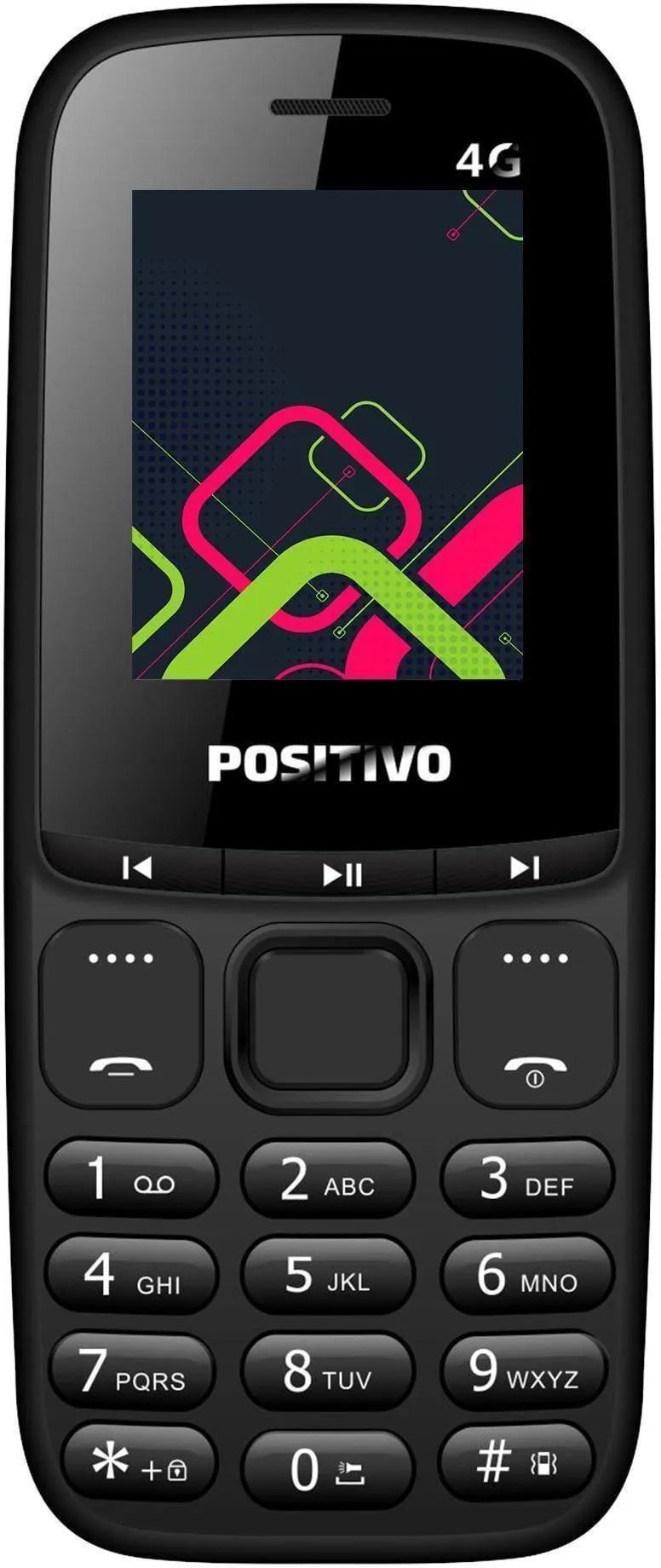 Telefone Celular Positivo P26 4G Dual Chip Preto