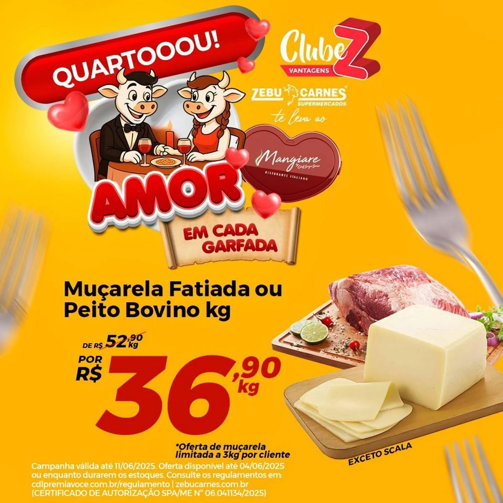 Encarte de Catálogo Zebu Carnes Supermercados 4 de junho até 11 de junho 2025 - Pagina 1