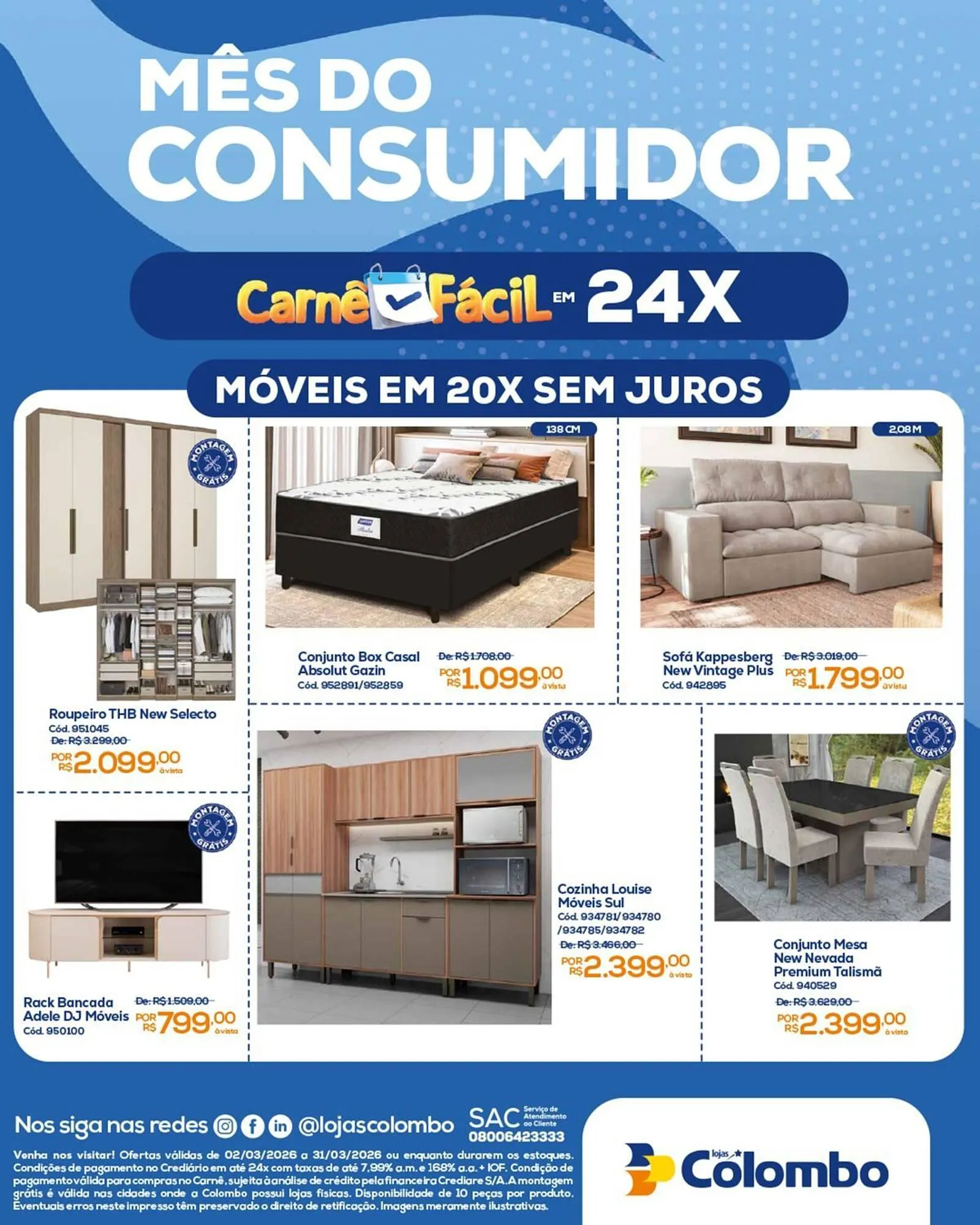 Encarte de Folheto Lojas Colombo 2 de março até 31 de março 2026 - Pagina 4