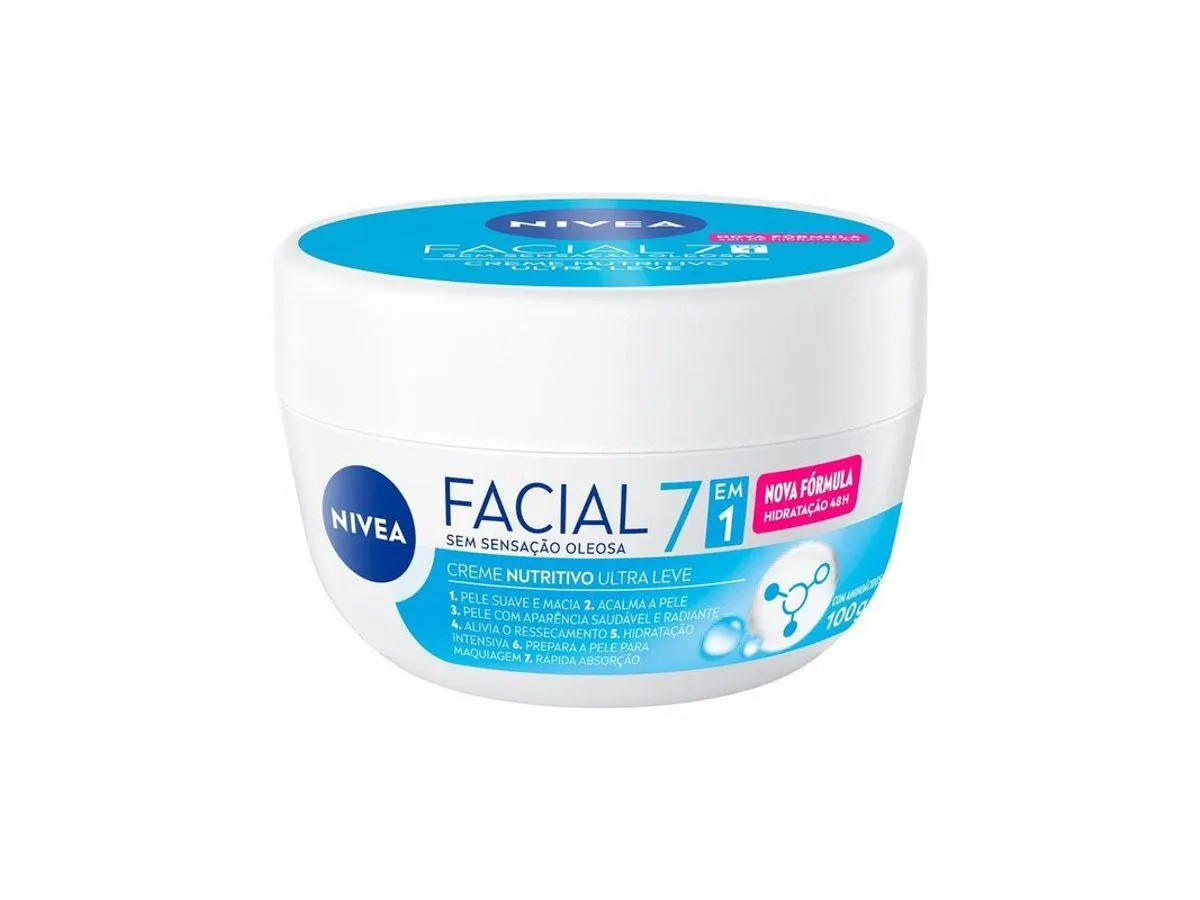 Creme Facial Nivea Nutritivo Ultraleve 7 em 1 100g
