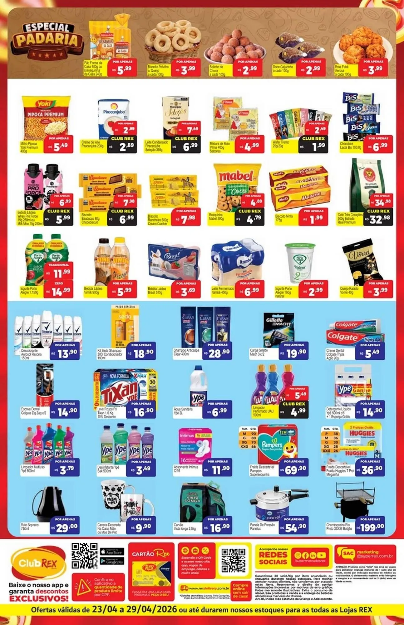 Encarte de Catálogo Supermercados Rex 27 de abril até 29 de abril 2026 - Pagina 2