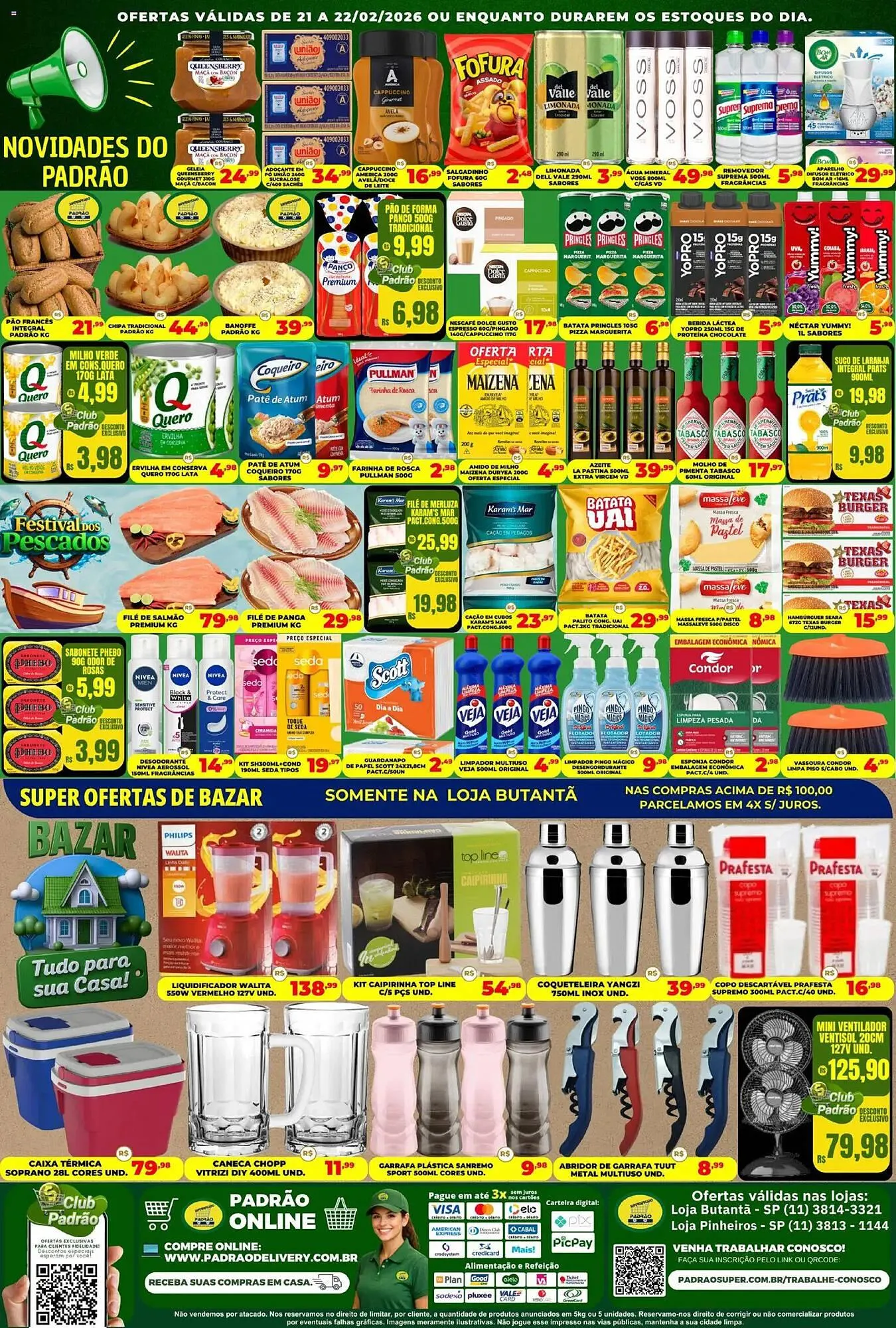 Encarte de Folheto Supermercado Padrão 21 de fevereiro até 23 de fevereiro 2026 - Pagina 2