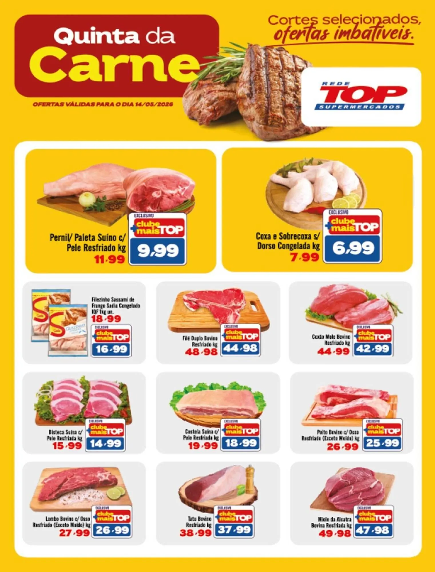 Encarte de Encarte Rede Top 14 de maio até 14 de maio 2026 - Pagina 1