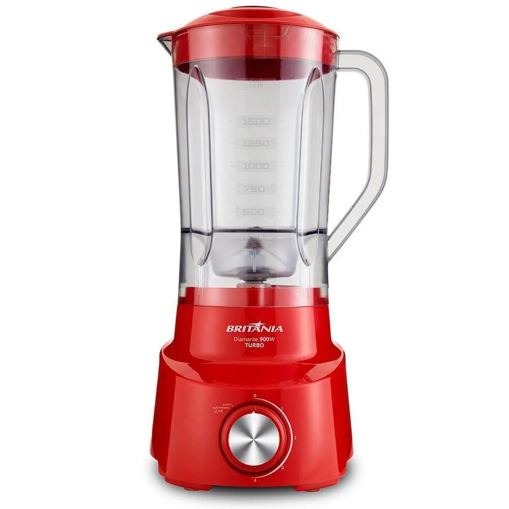 Liquidificador Diamante 800 Vermelho Britânia