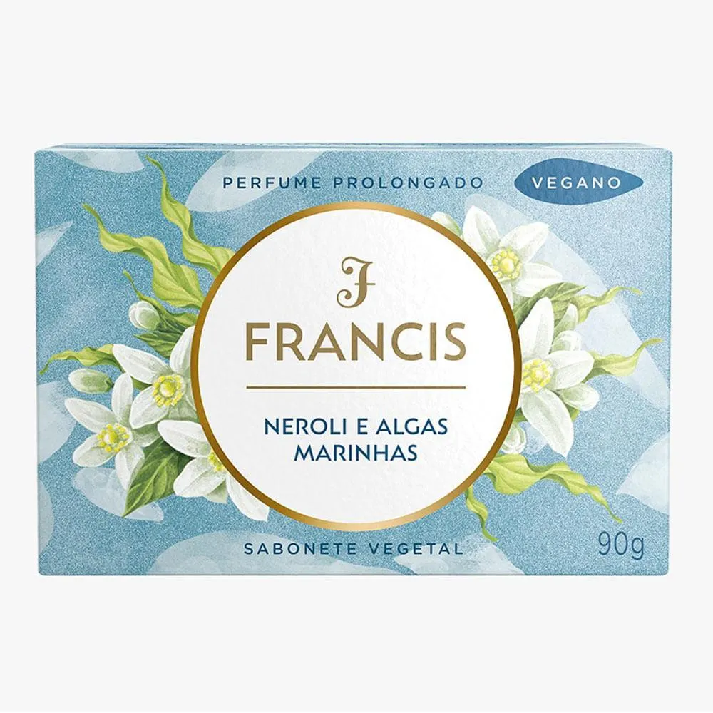 Sabonete Francis Vegano Neroli e Algas Marinhas 90g