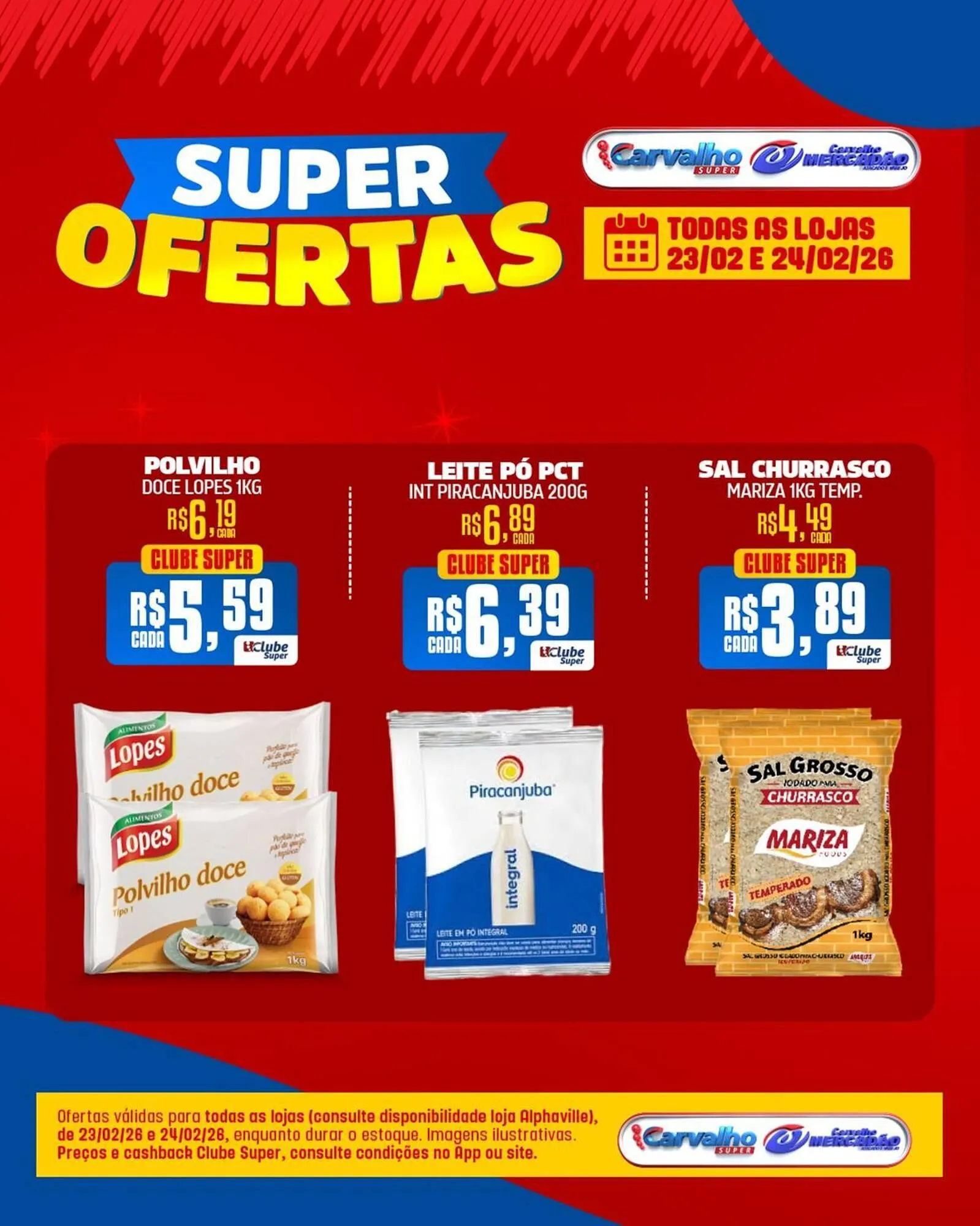 Encarte de Catálogo Carvalho Supermercado 23 de fevereiro até 26 de fevereiro 2026 - Pagina 4