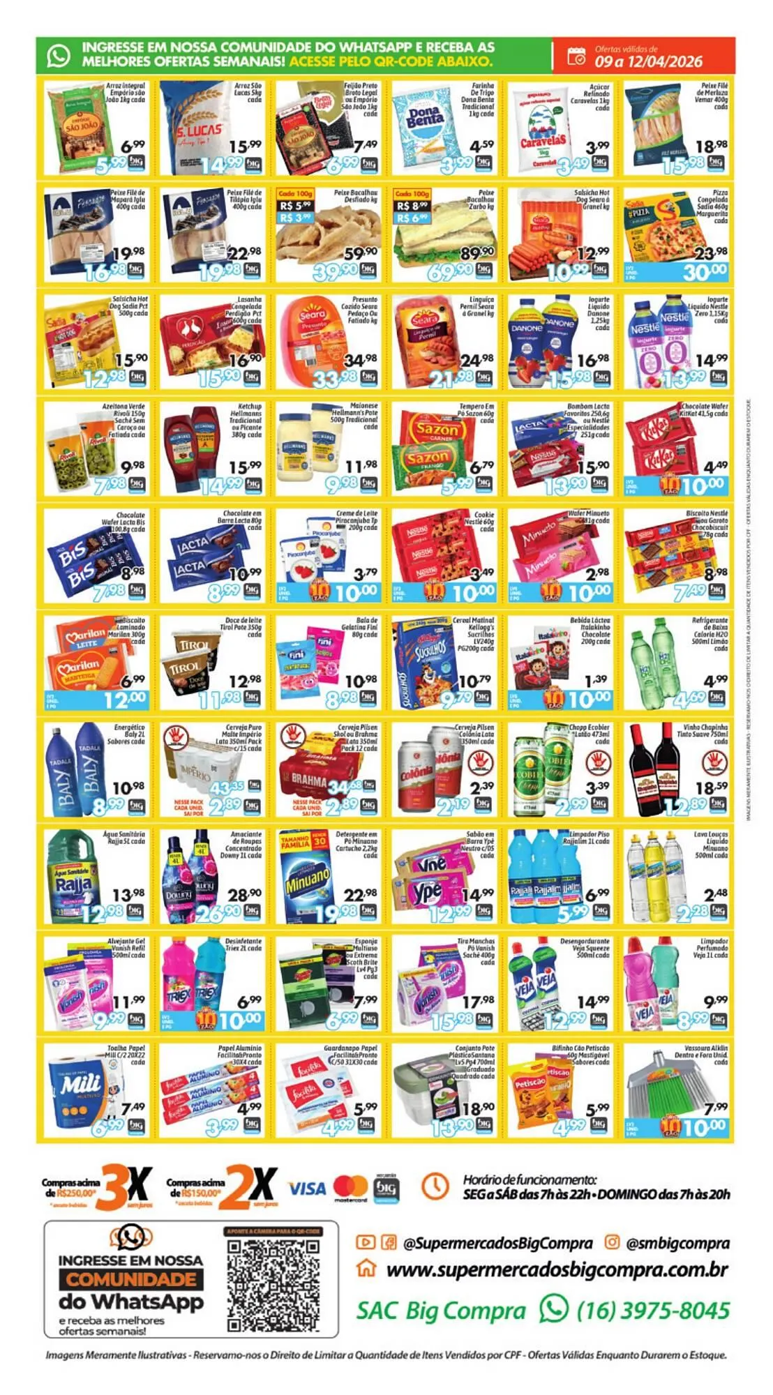 Encarte de Catálogo Supermercados Big Compra 9 de abril até 12 de abril 2026 - Pagina 2