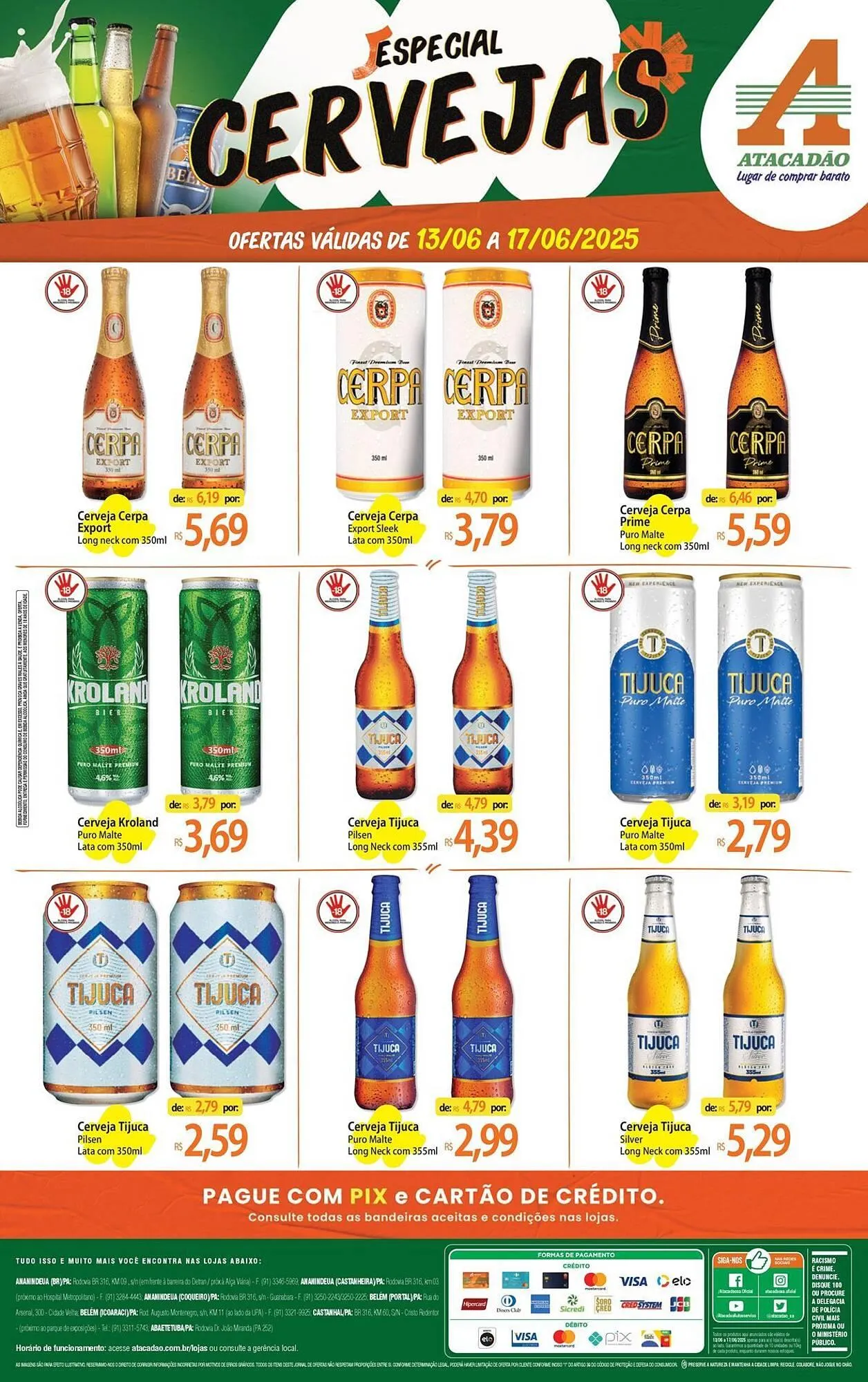 Encarte de Catálogo Atacadão 13 de junho até 17 de junho 2025 - Pagina 1