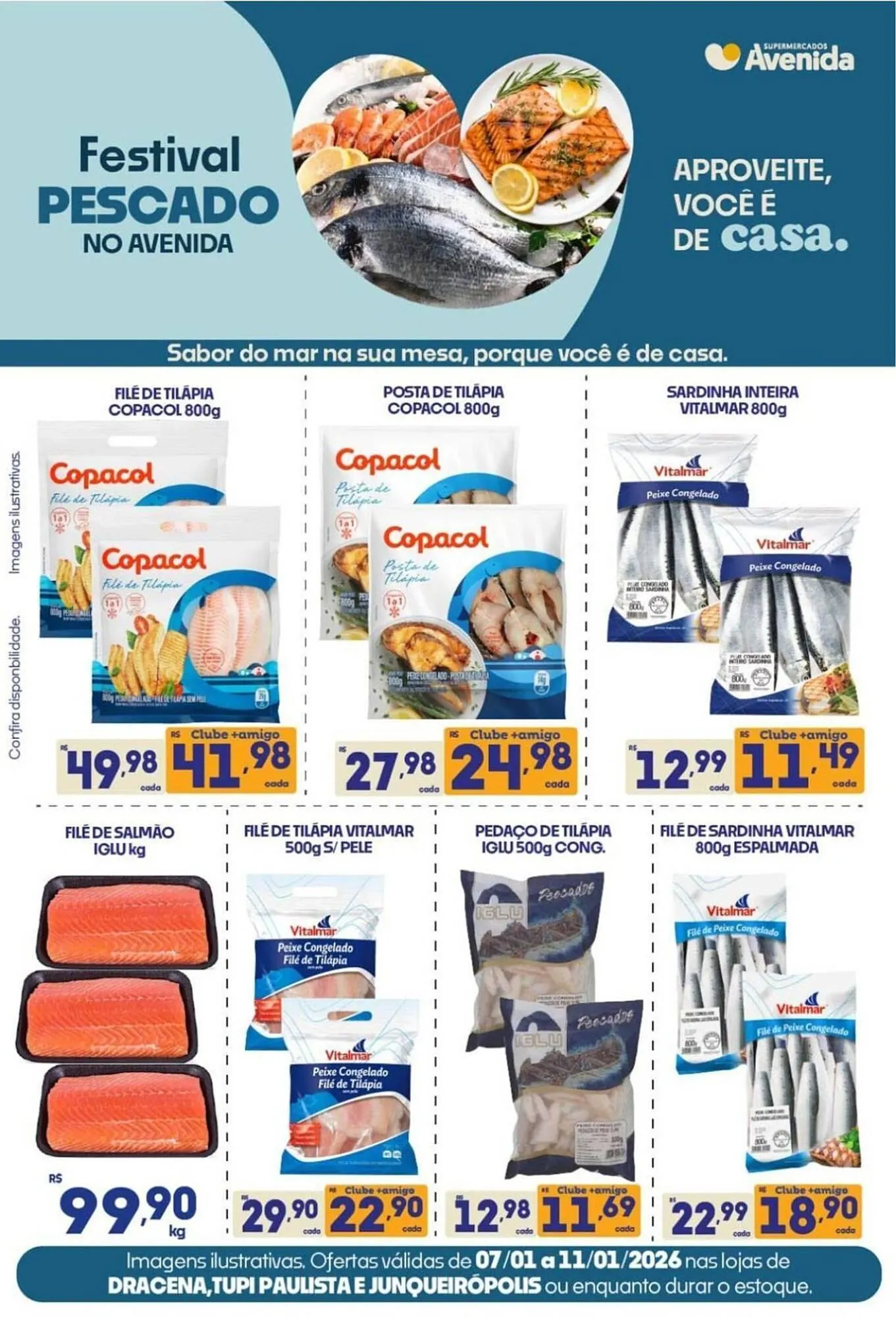 Encarte de Catálogo Supermercados Avenida 7 de janeiro até 11 de janeiro 2026 - Pagina 1