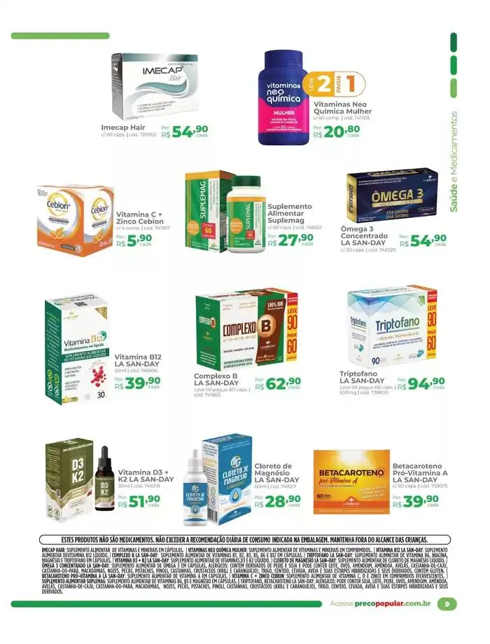 Encarte de Encarte PP - Dezembro 2024 - SC 3 de dezembro até 1 de janeiro 2025 - Pagina 15