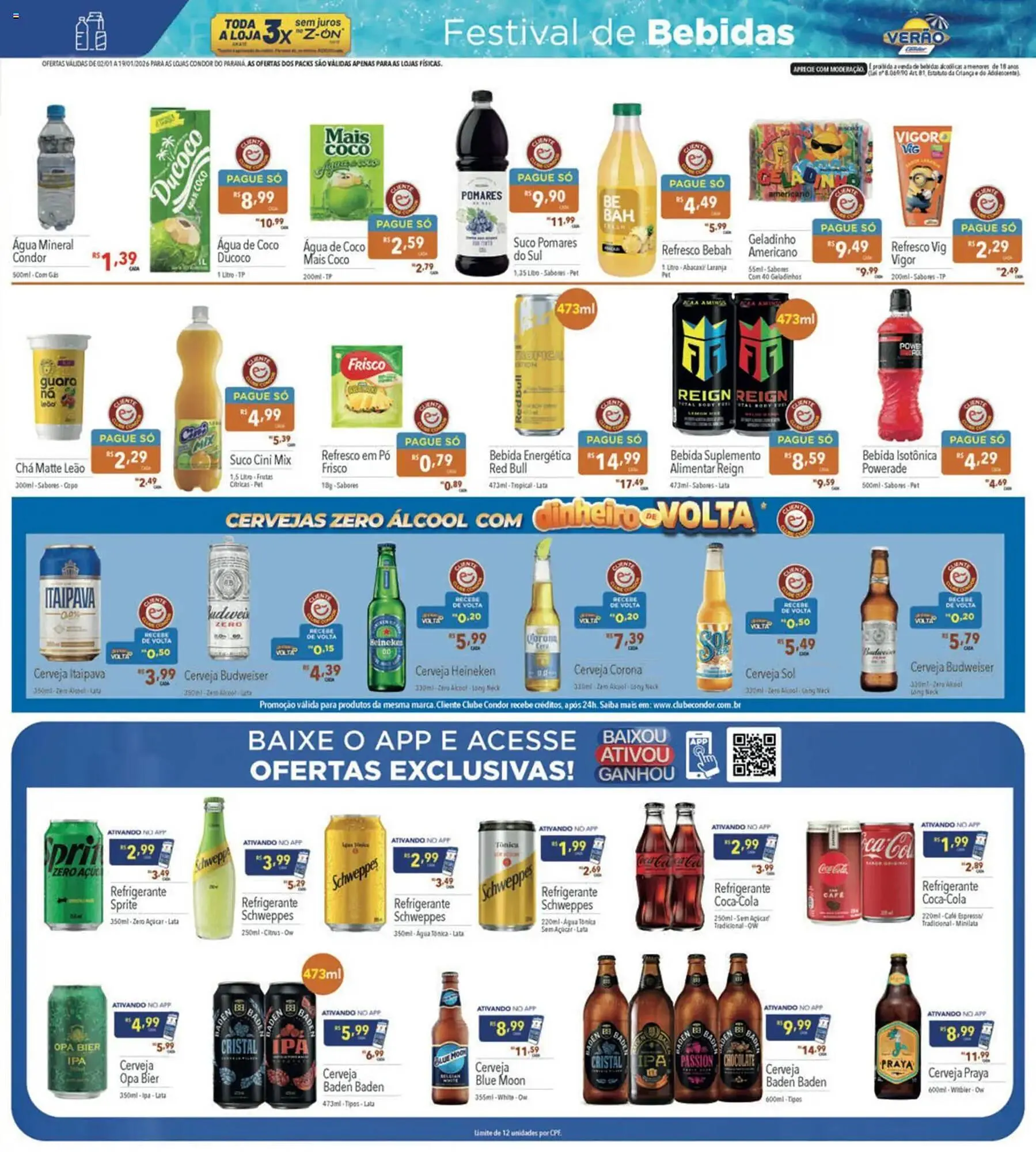 Encarte de Catálogo Supermercados Condor 2 de janeiro até 19 de janeiro 2026 - Pagina 17