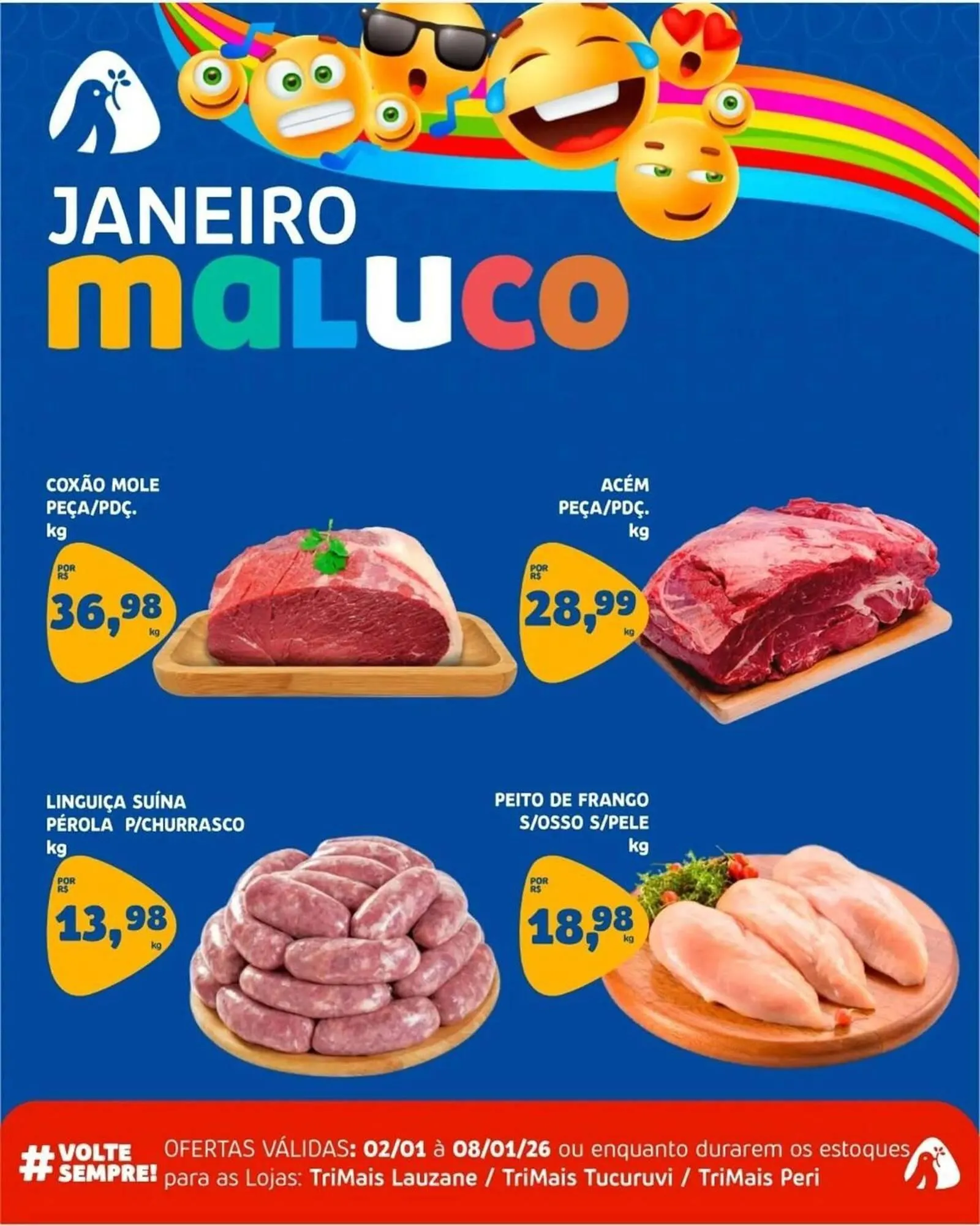 Encarte de Catálogo Trimais Supermercado 2 de janeiro até 8 de janeiro 2026 - Pagina 2