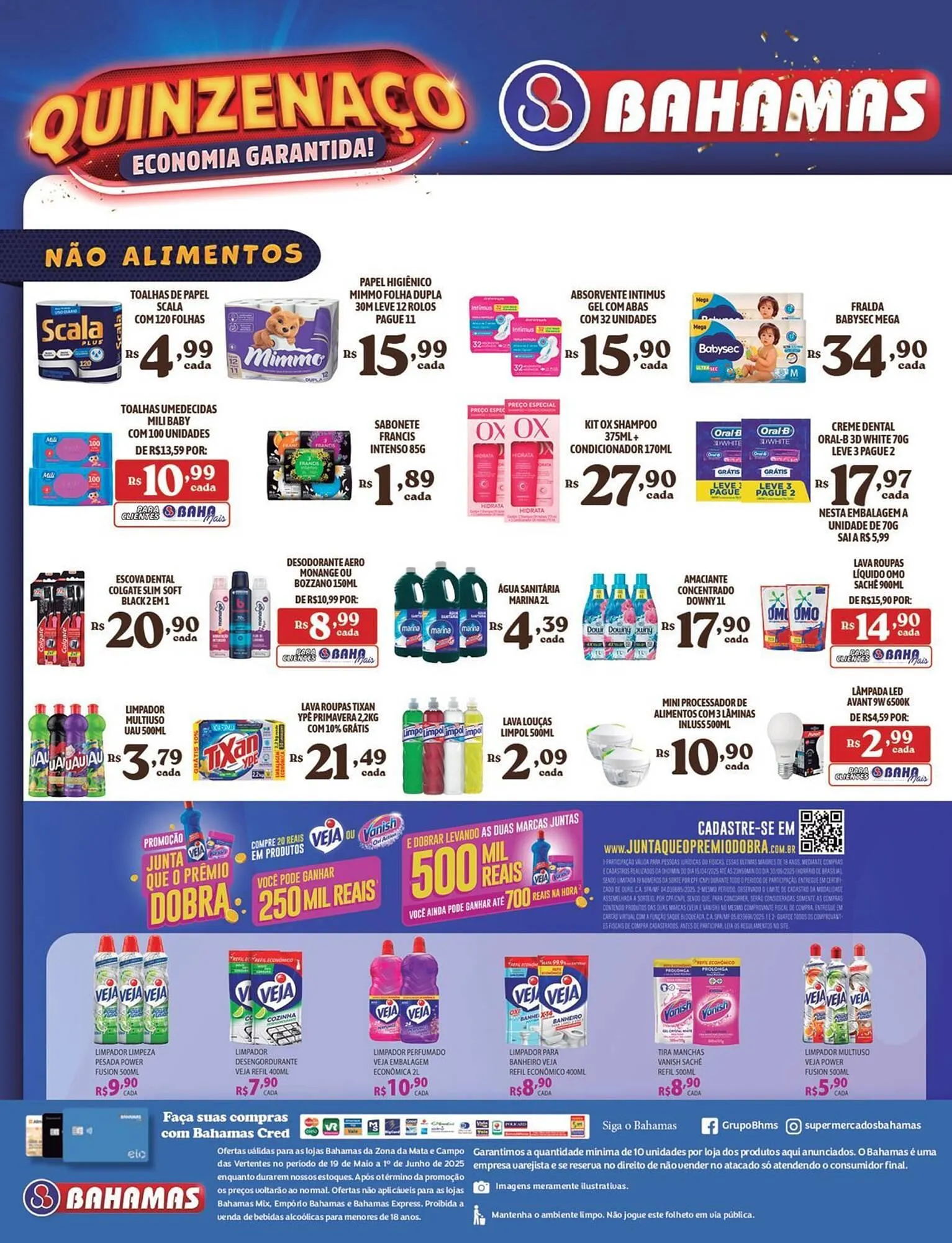 Encarte de Catálogo Bahamas Supermercados 19 de maio até 1 de junho 2025 - Pagina 16
