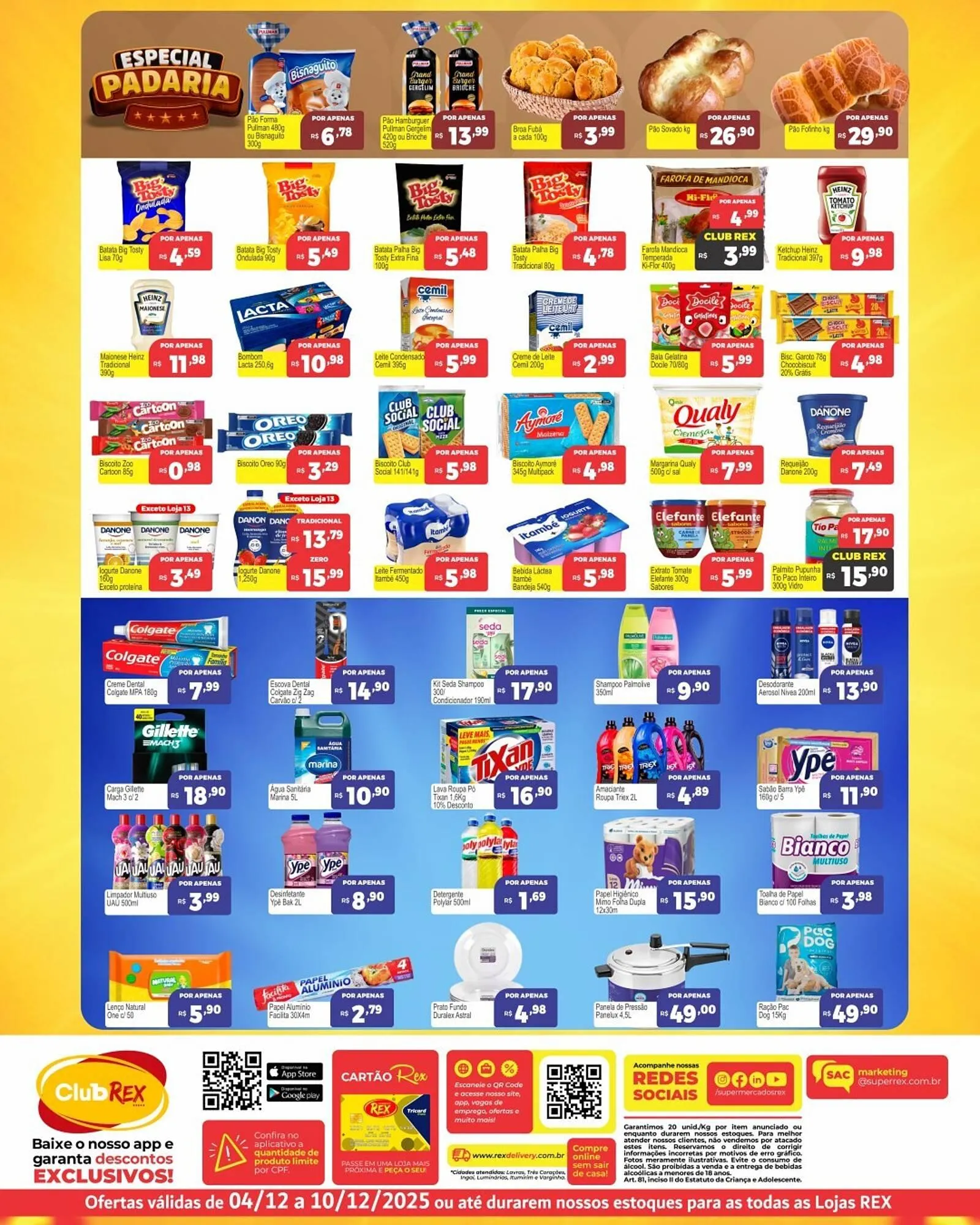 Encarte de Catálogo Supermercados Rex 4 de dezembro até 10 de dezembro 2025 - Pagina 2