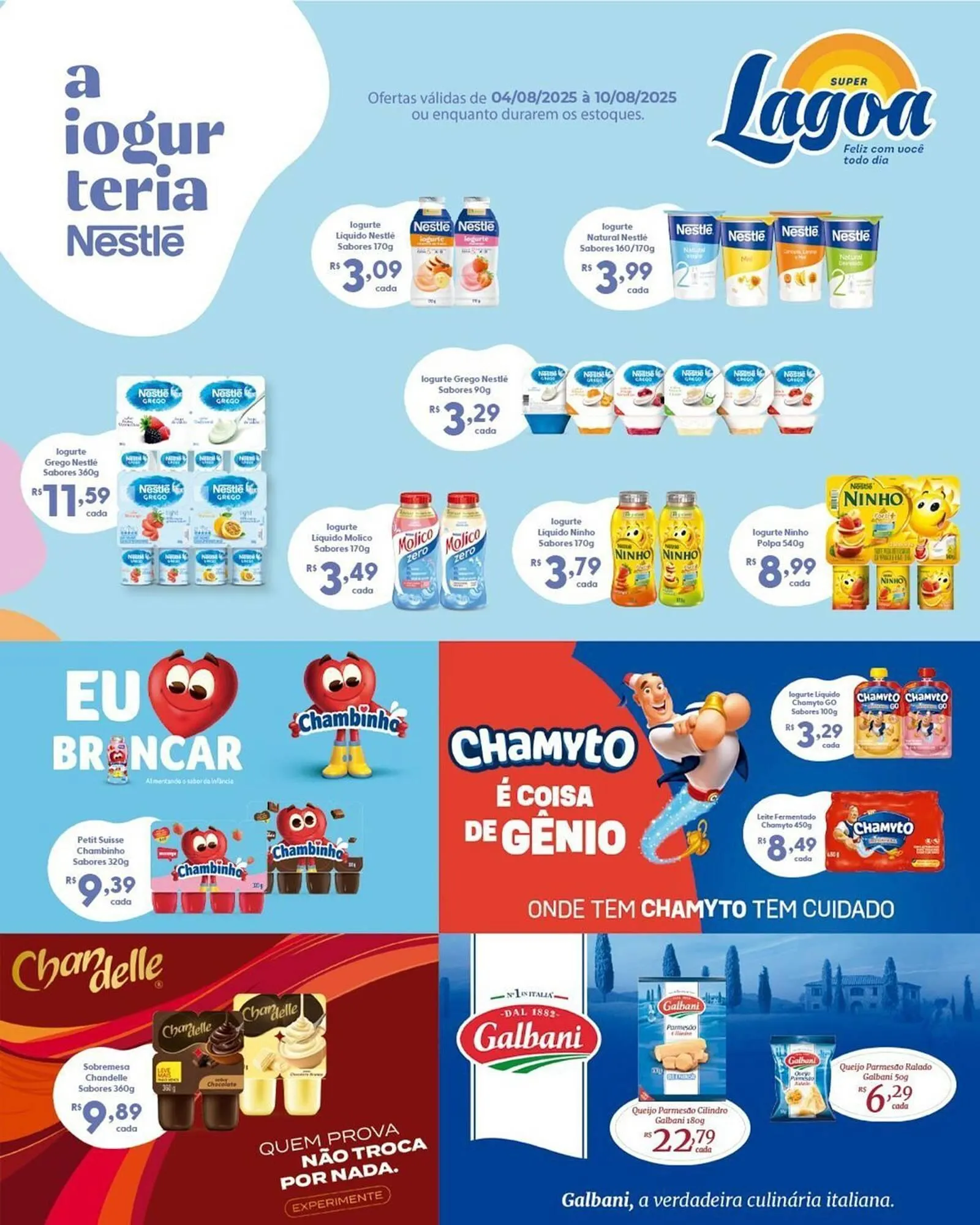 Encarte de Catálogo Super Lagoa 4 de agosto até 10 de agosto 2025 - Pagina 1