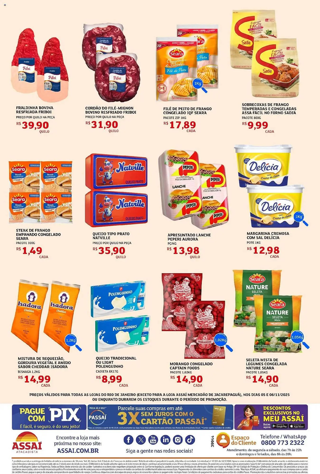 Encarte de Encarte Assaí Atacadista 5 de novembro até 6 de novembro 2025 - Pagina 2